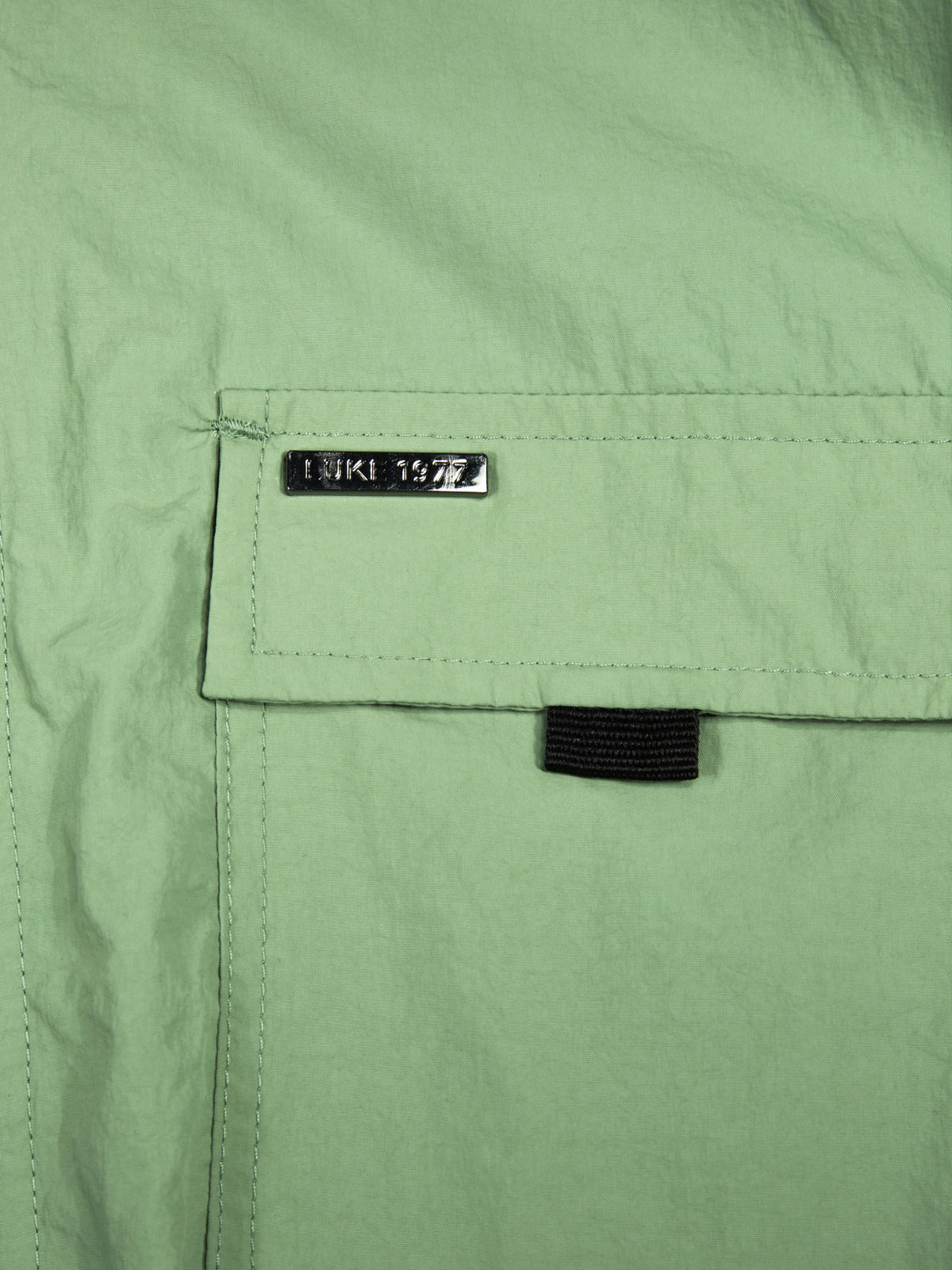Men's green jacket.