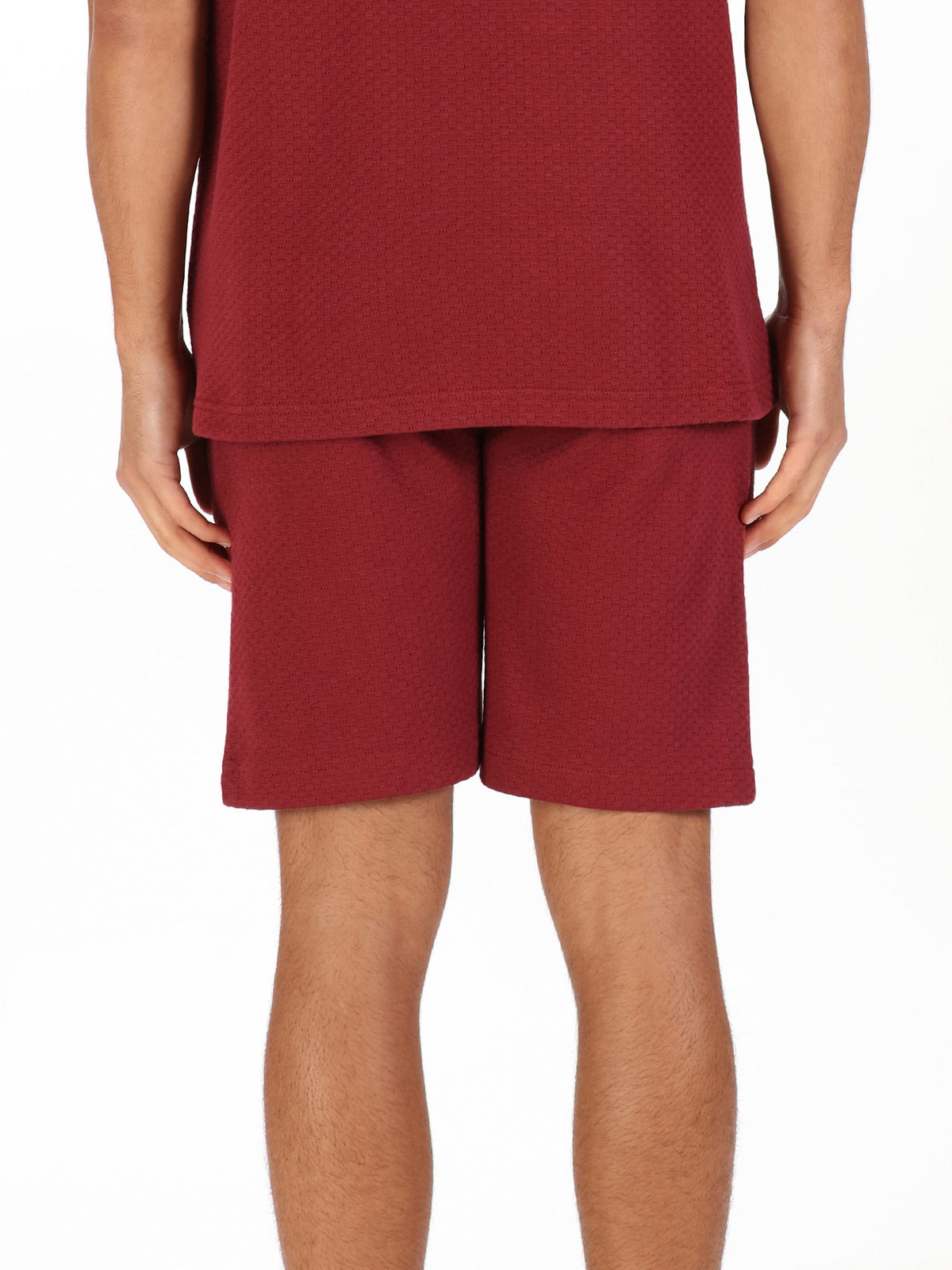 MARACENA WAFFLE TEXTURED SHORTS