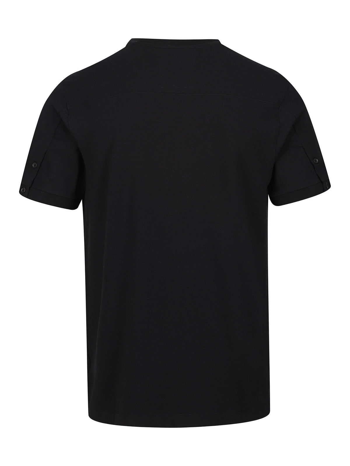 Back of black LUKE 1977 Shanghai Modal crew neck t-shirt
