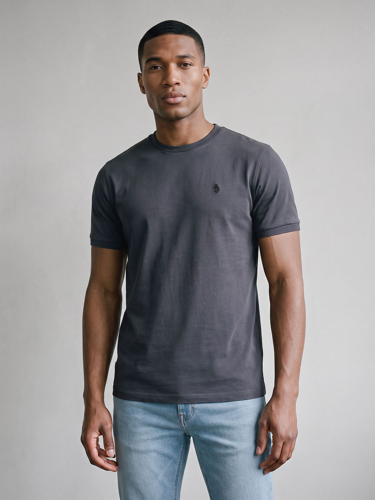 Shanghai Modal T-Shirt - Charcoal