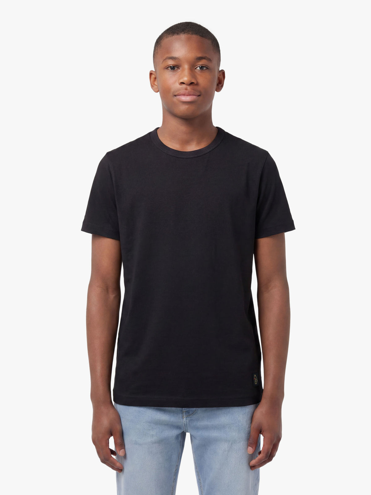 Reco Junior 3-Pack Cotton T-Shirts - Black/Grey/White