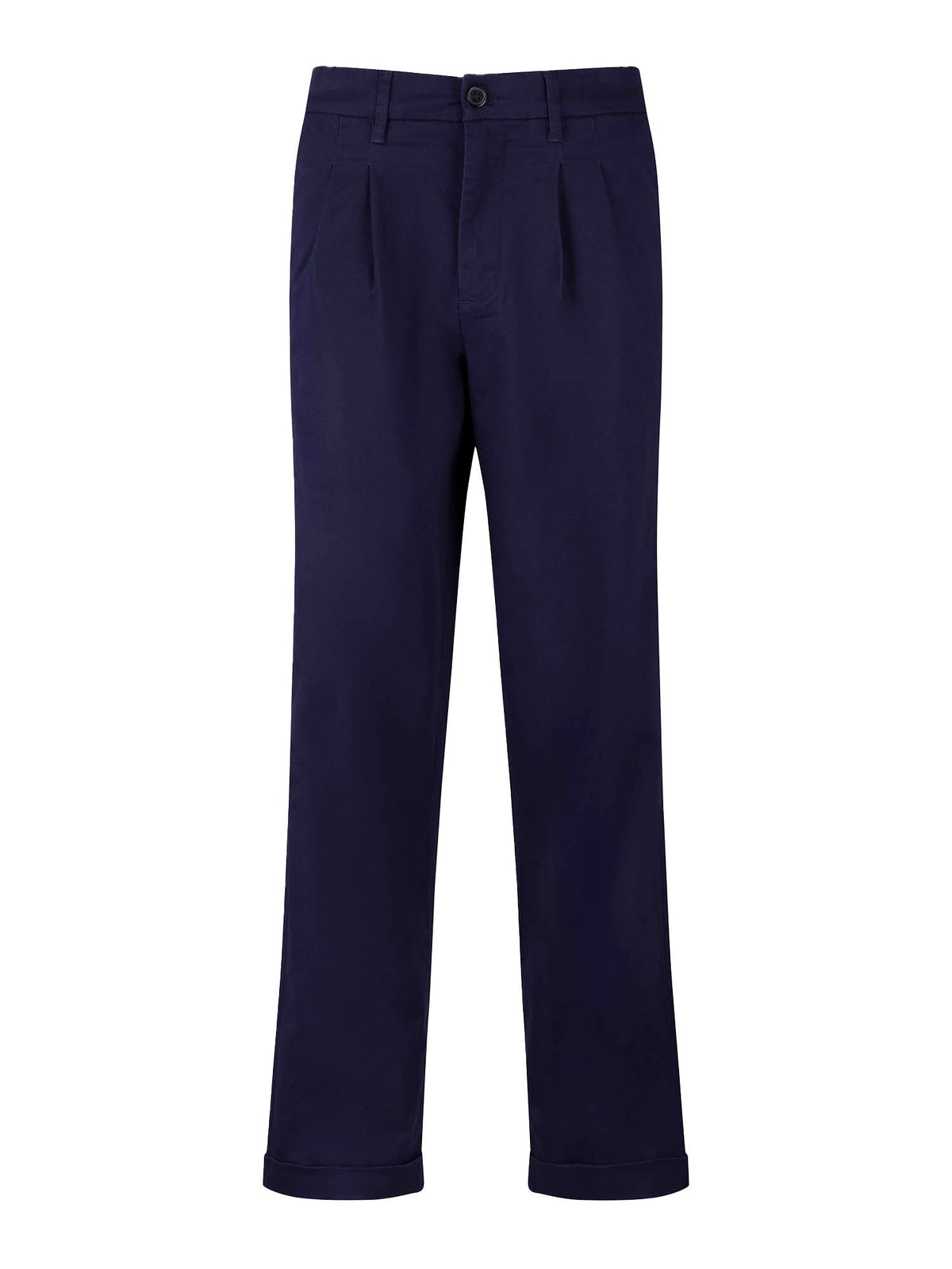 Men's navy trousers.