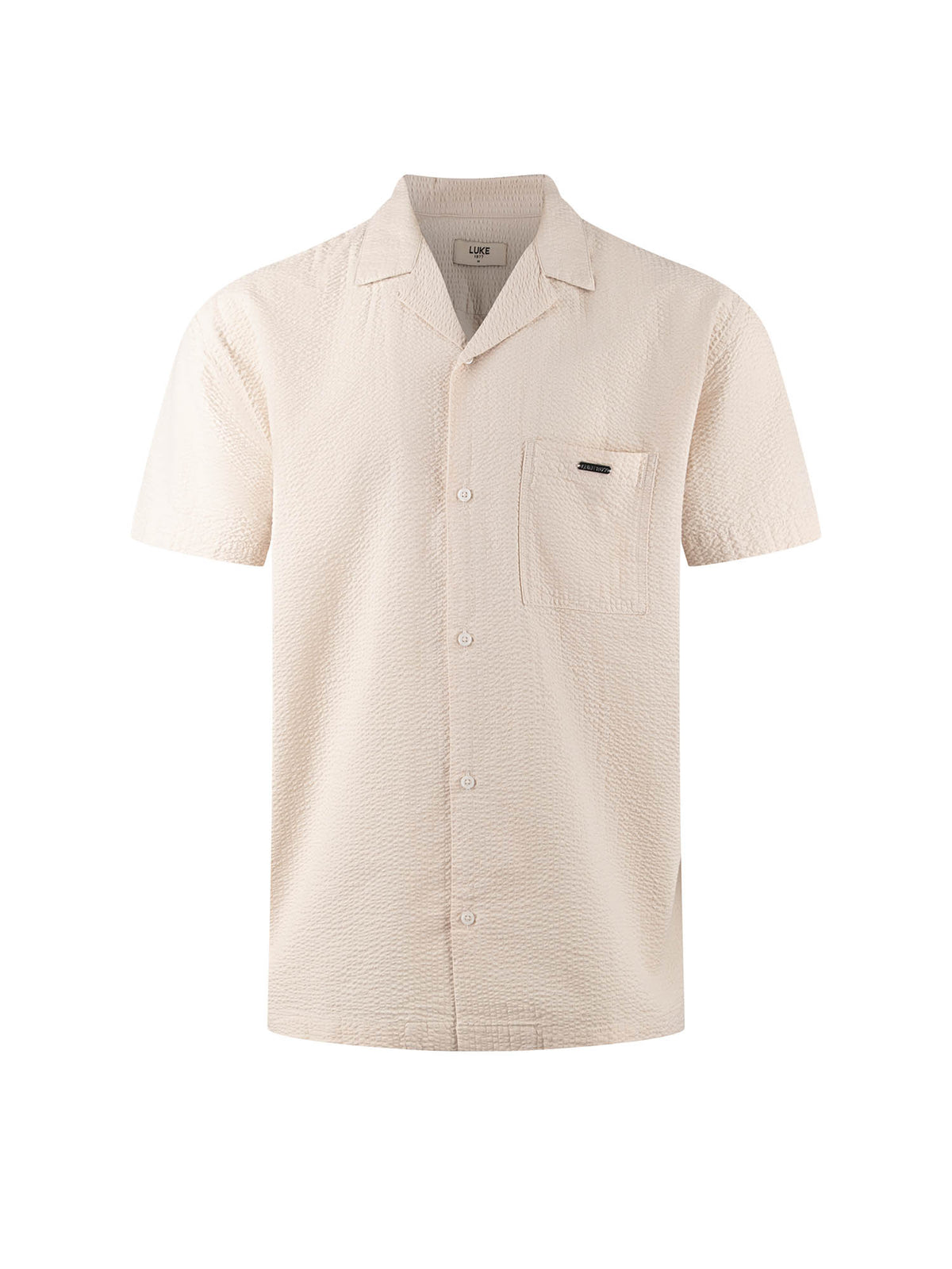 MILLOOK SHORT SLEEVE TEXTURED SHIRT