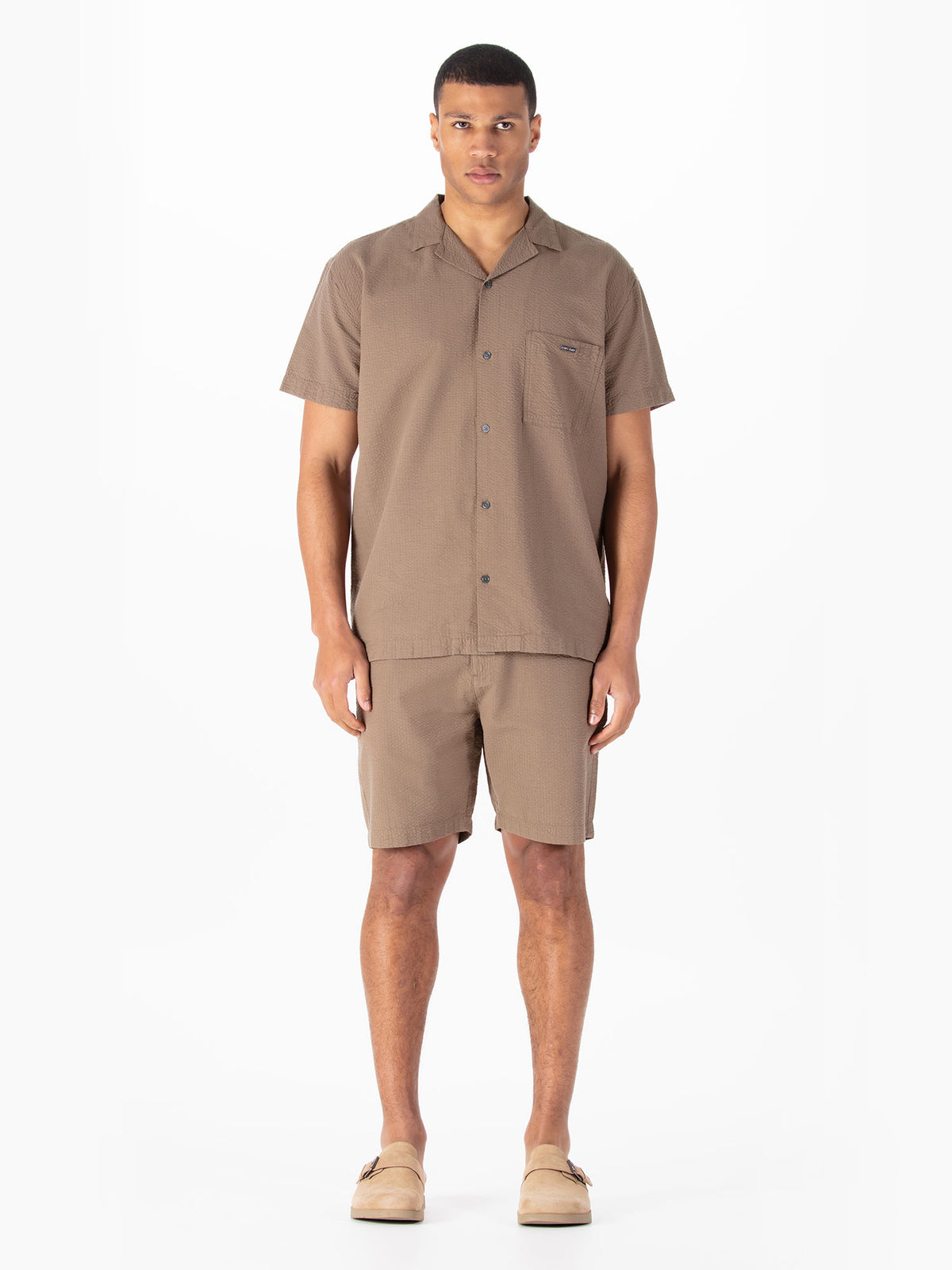 MILLOOK TEXTURED SHORT SET