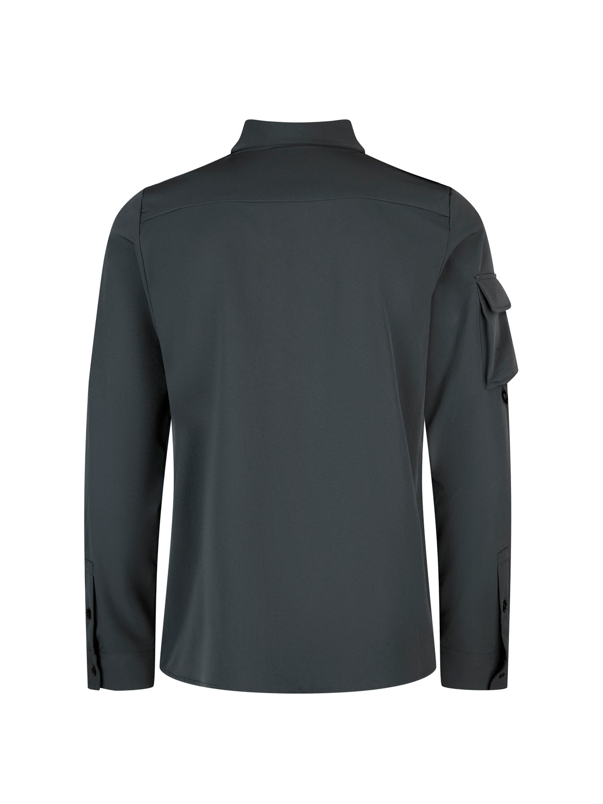 Hulun Technical Nylon Overshirt - Charcoal