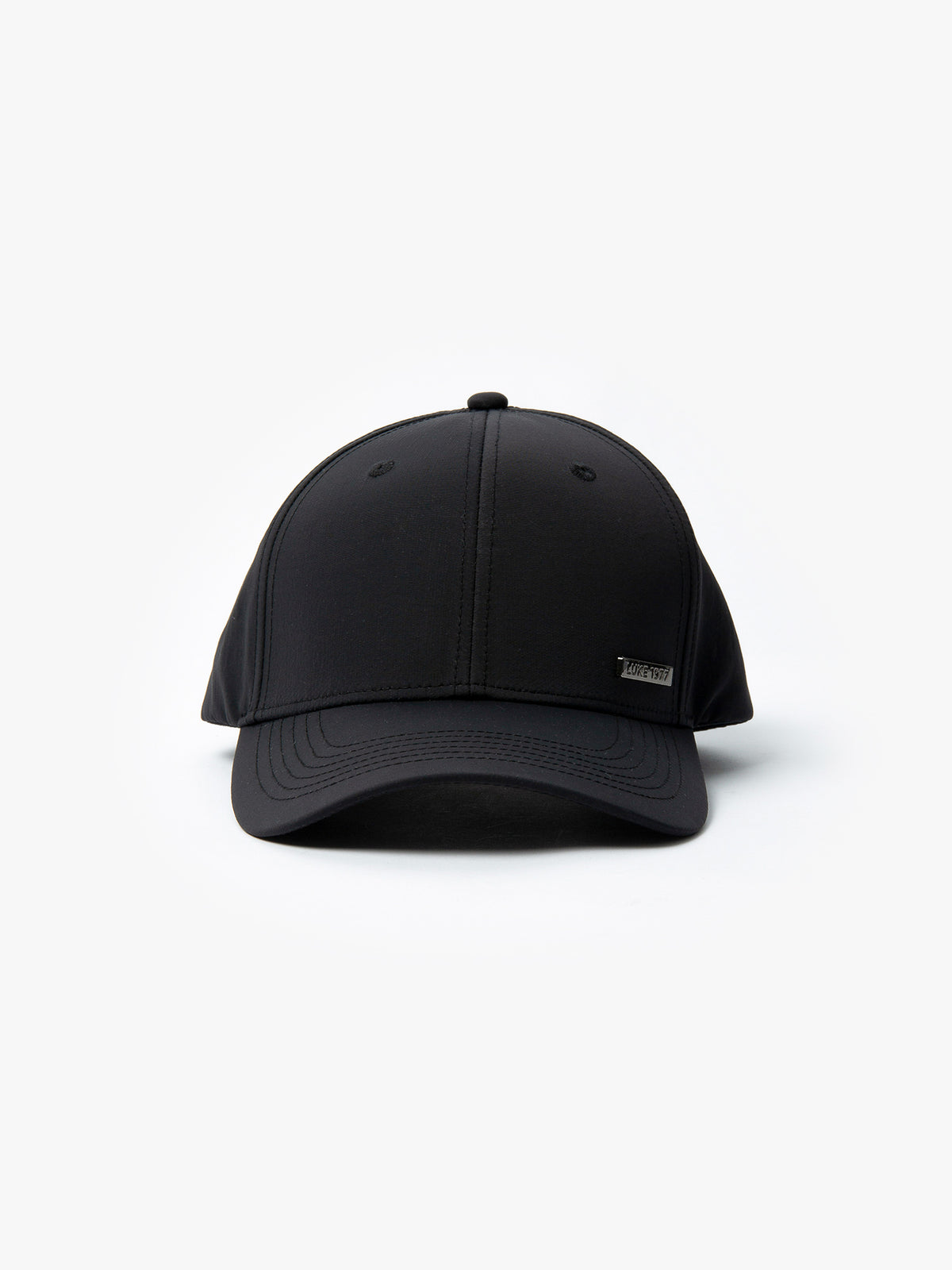 Men's black hat.