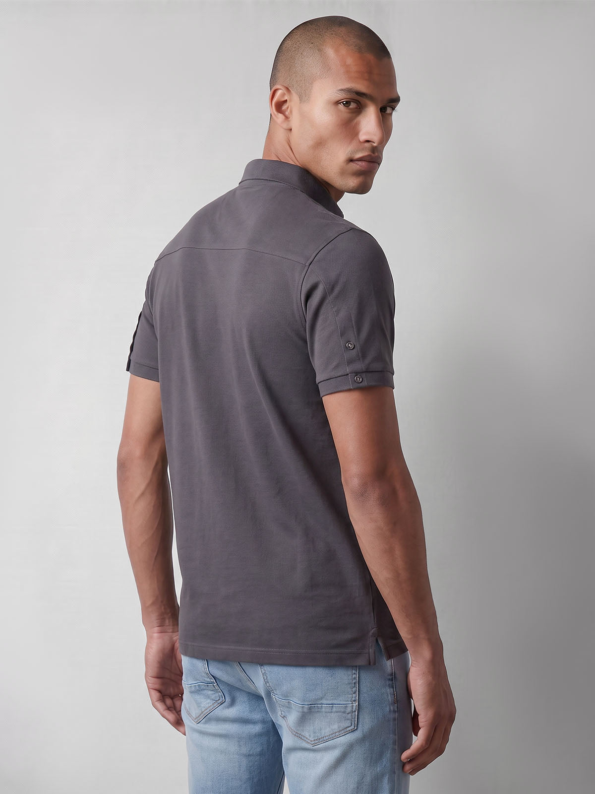 Macau Premium Modal Polo Shirt - Charcoal