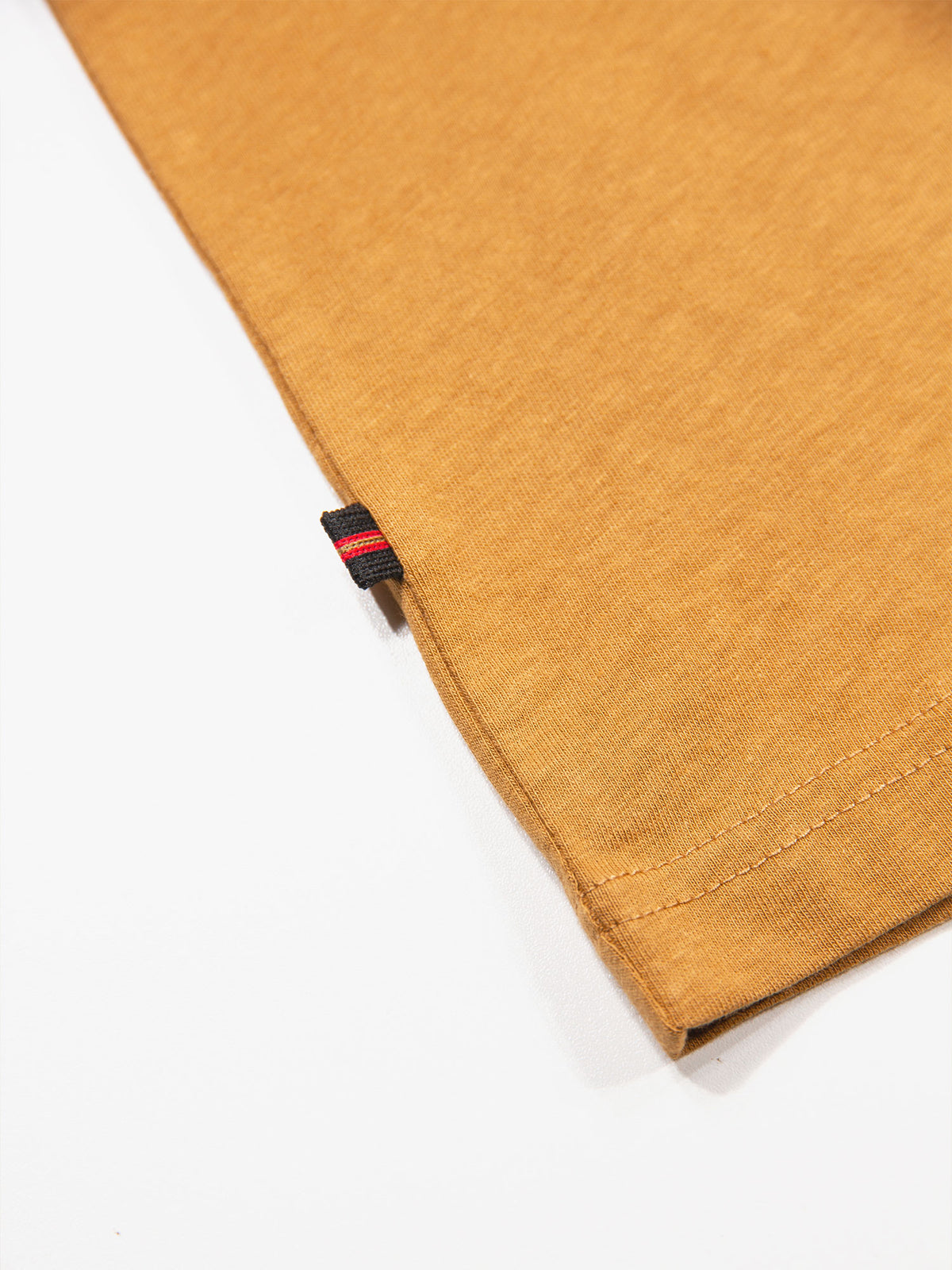 Men's yellow t-shirt with crew neck and short sleeves - detail view 2.