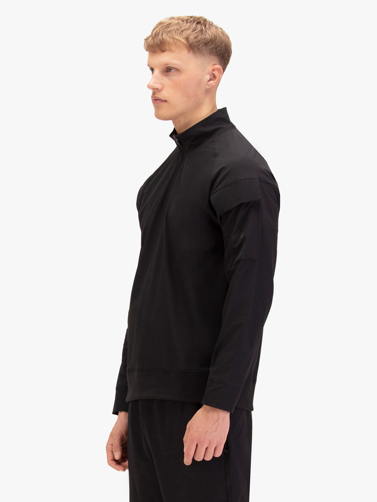 Men's black sweatshirt.