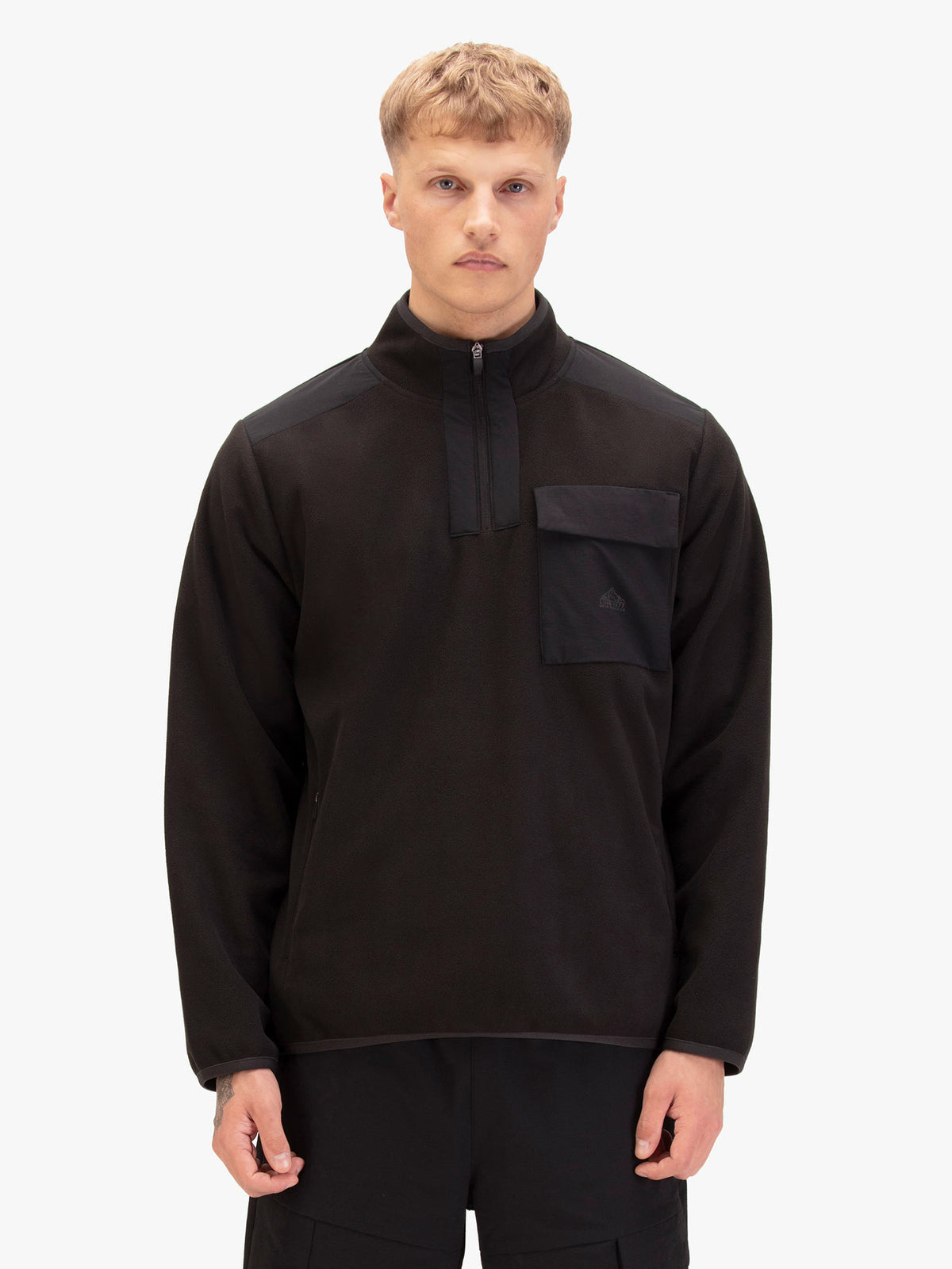 Men's black sweatshirt.