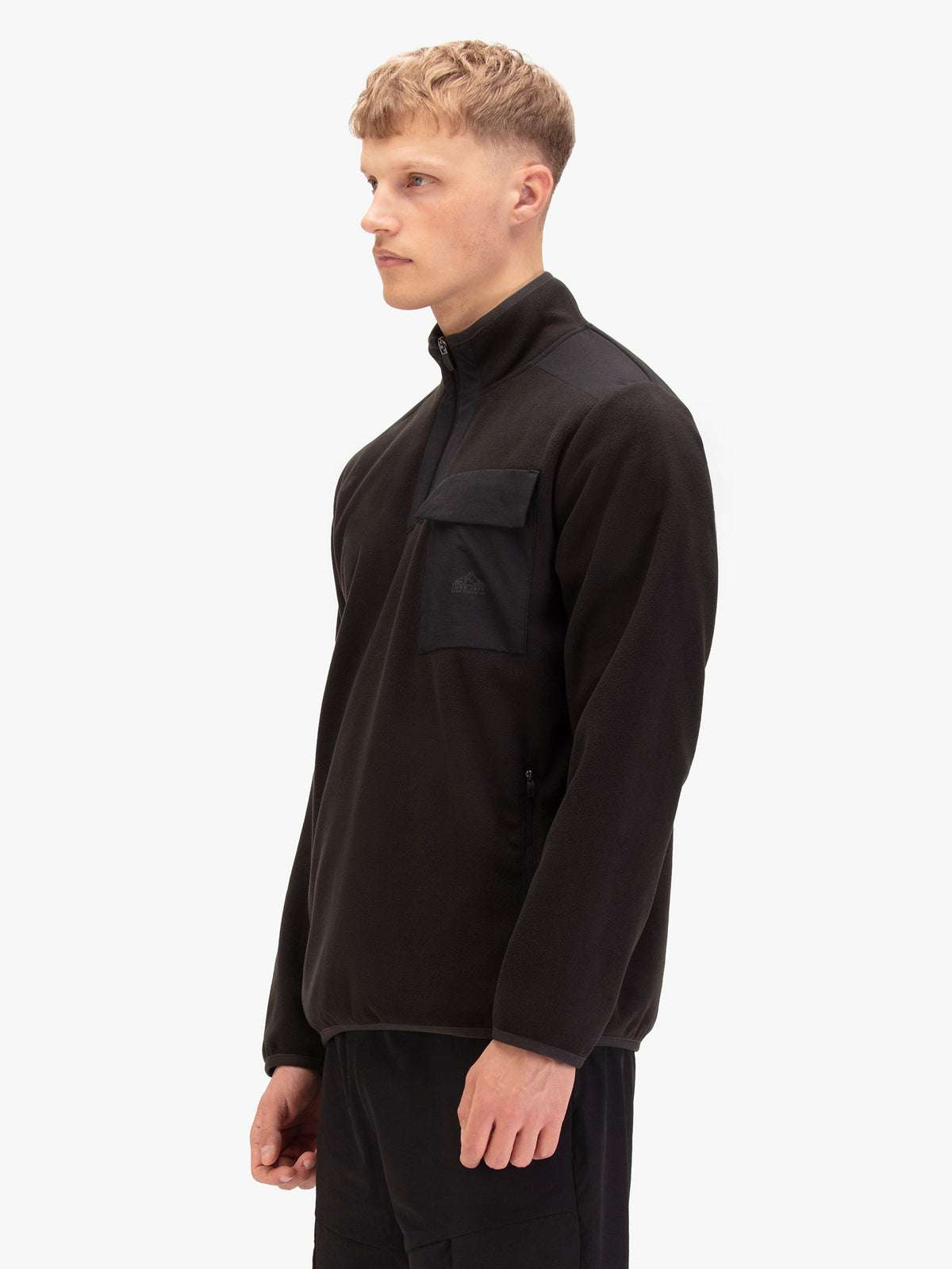 Men's black sweatshirt.