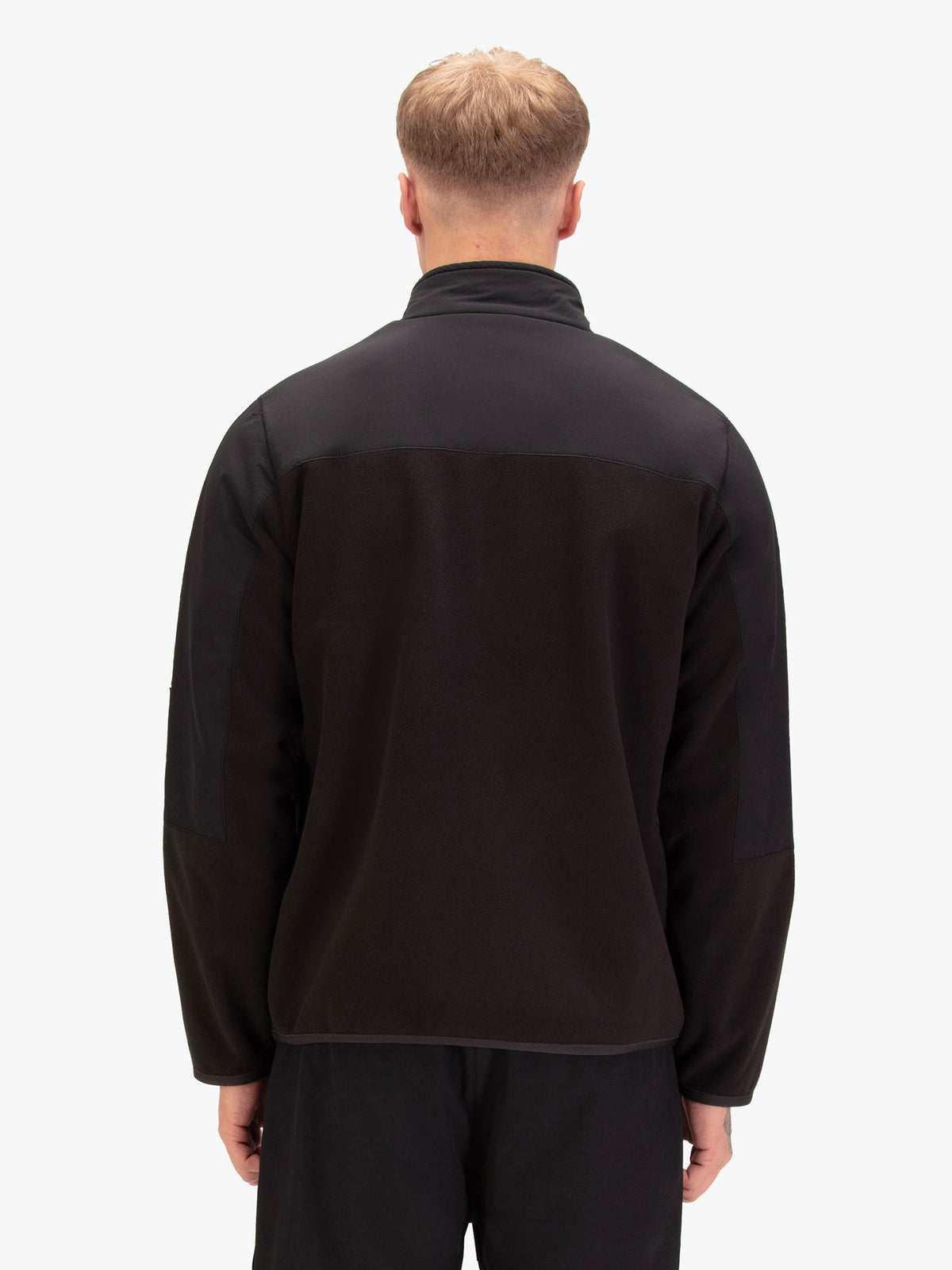 Men's black jacket.