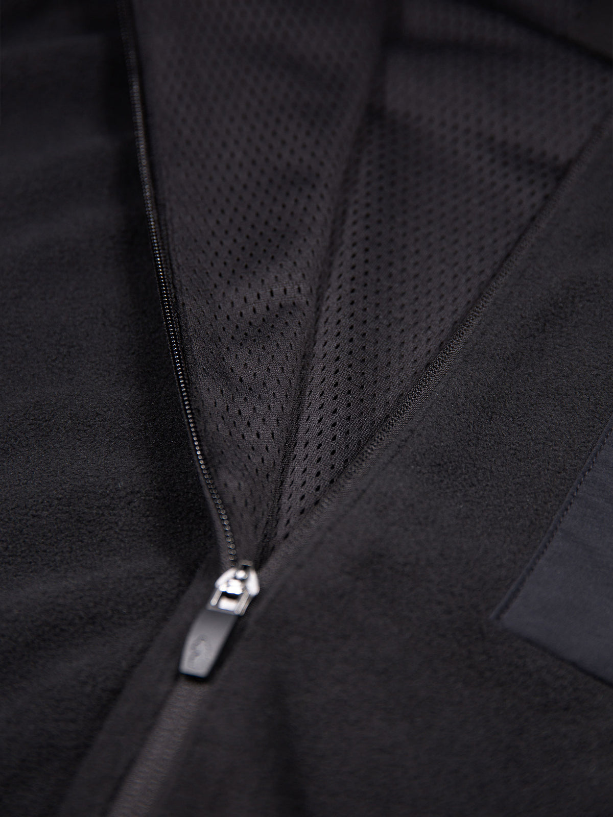 Men's black jacket.