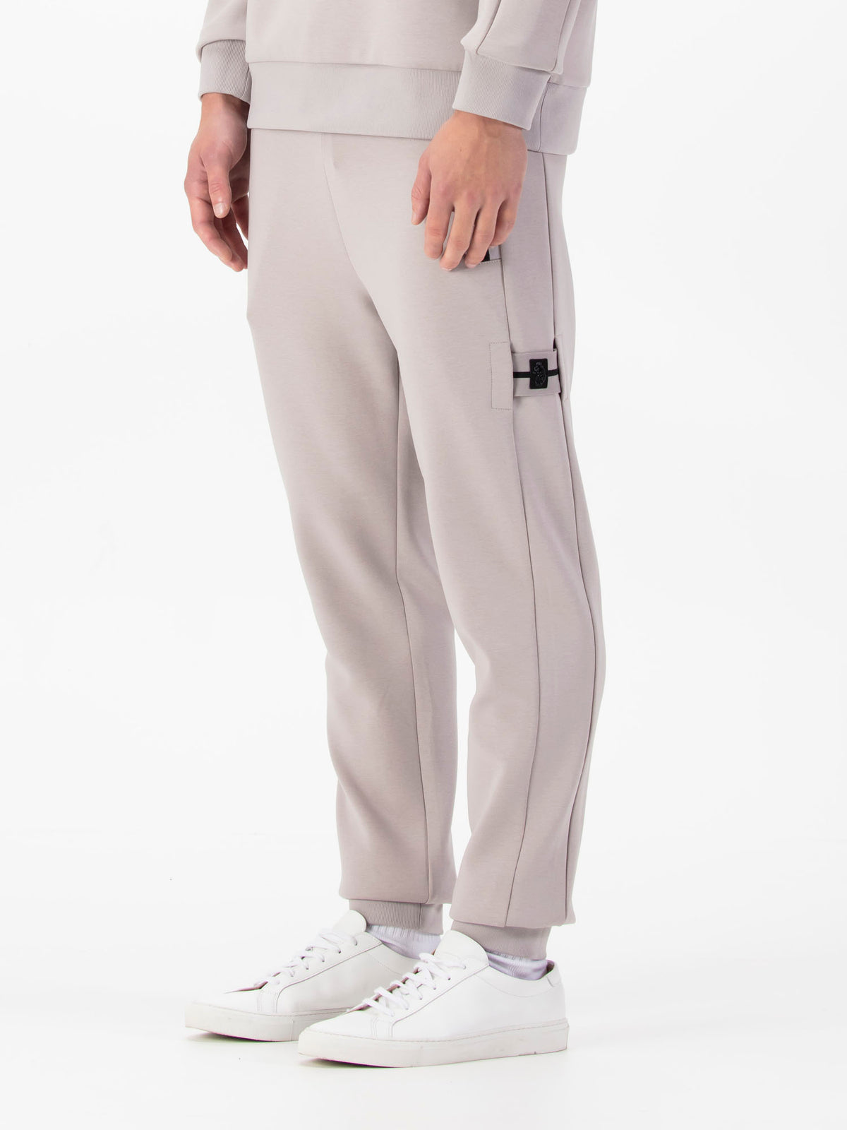 Men's grey joggers.