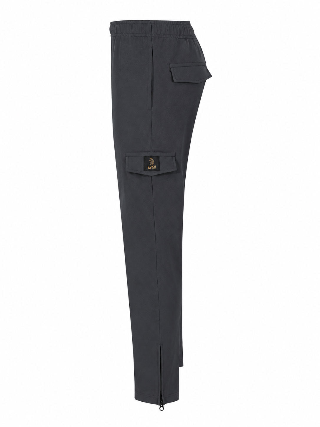 Semantic Pocket Detail Cargo Trousers - Charcoal
