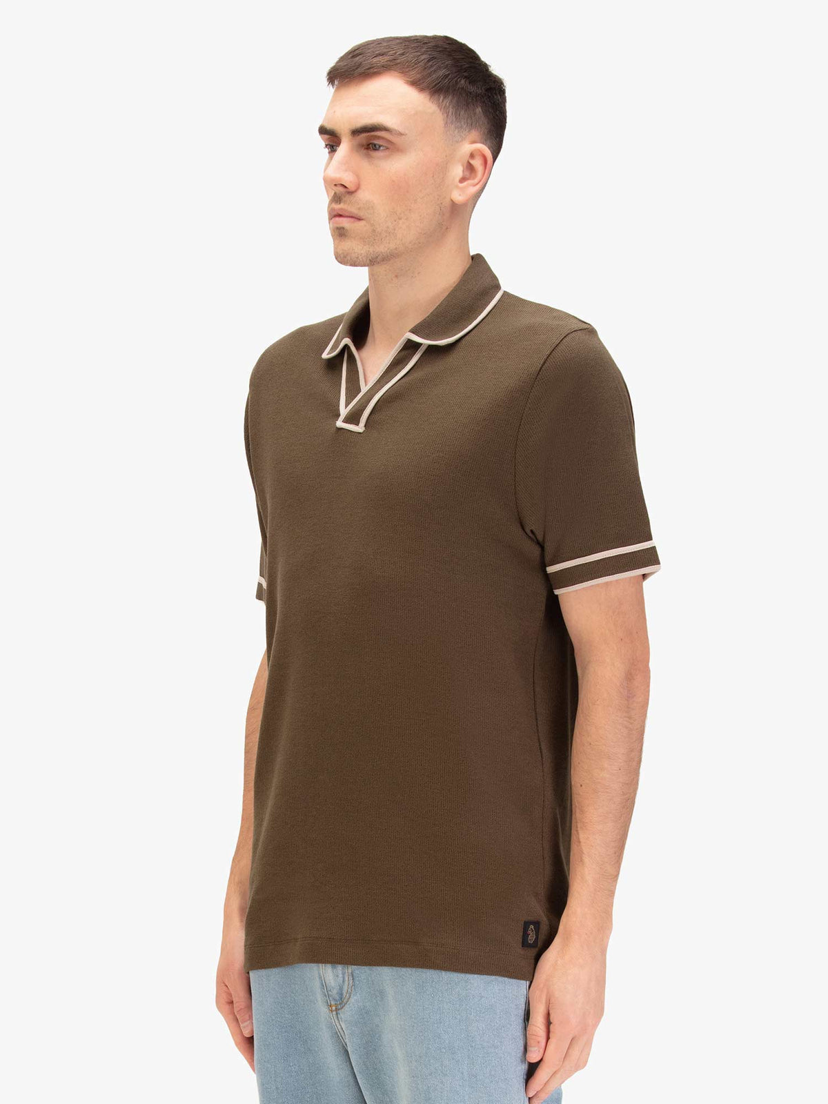 KRAKATOA OPEN NECK POLO