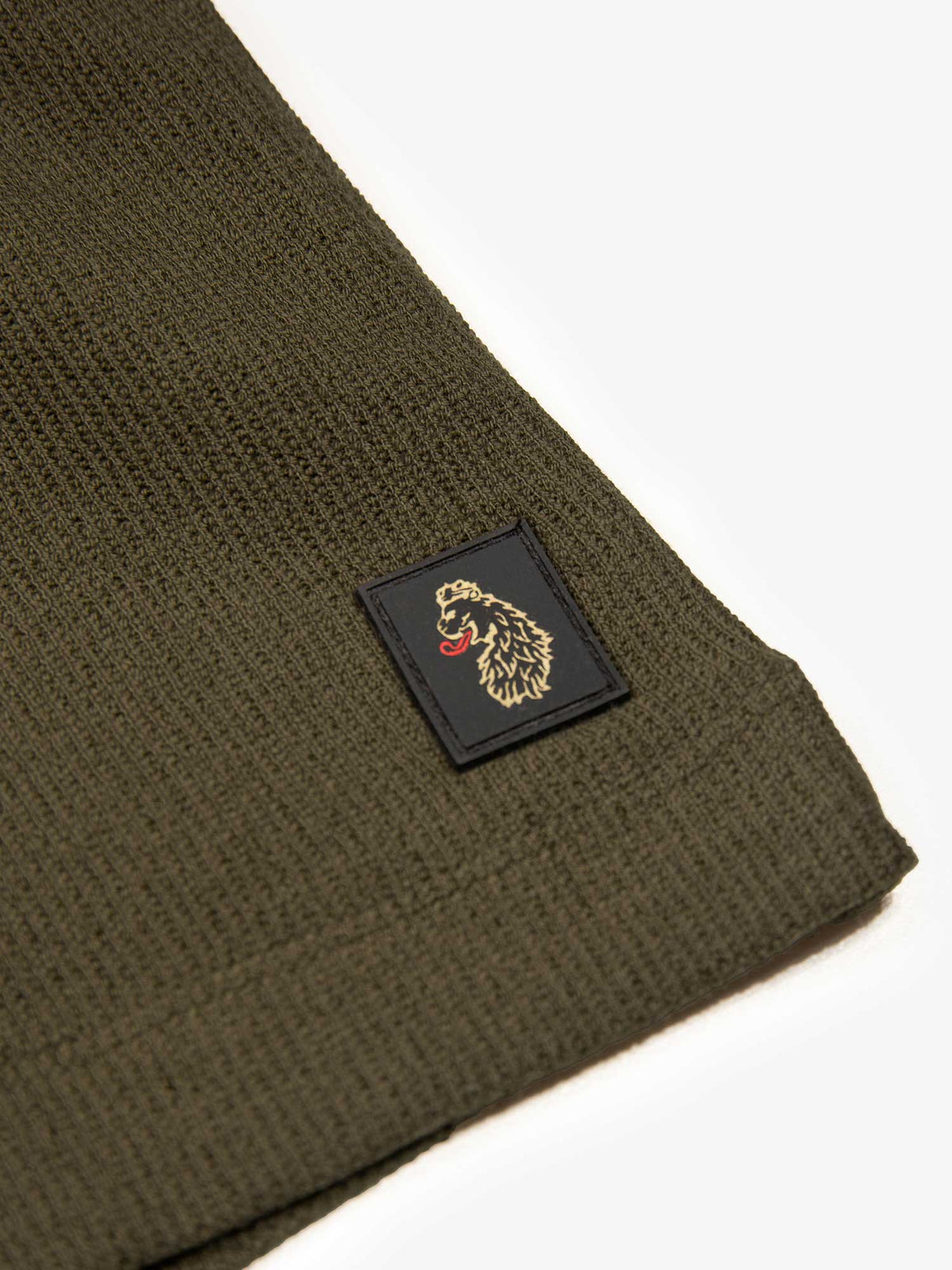 Men's green polo shirt with polo collar, detail view 3