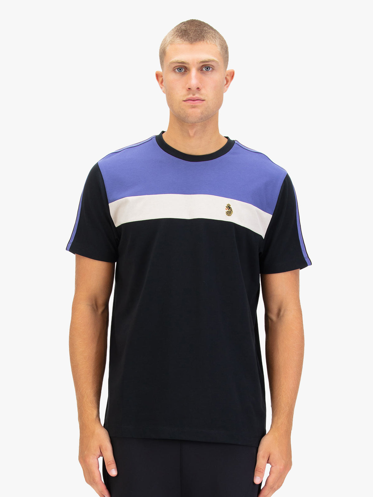 MILKO PECKER CONTRAST PANEL T-SHIRT