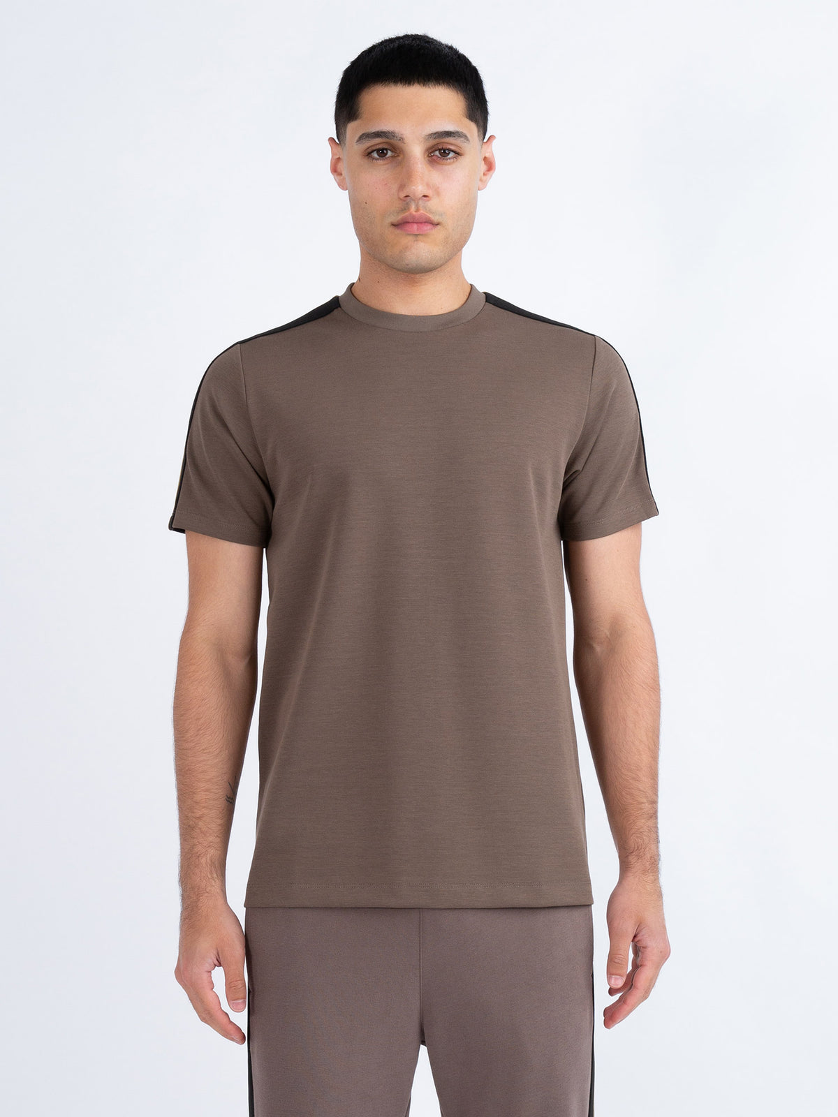 IMPERIAL TAPE DETAIL PIQUE T-SHIRT