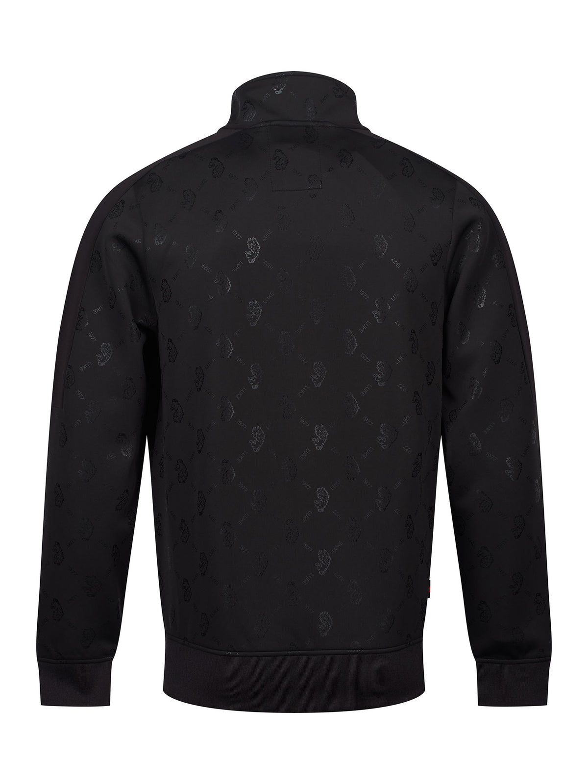 RONALDO OVERPRINT ZIP THROUGH SWEATSHIRT