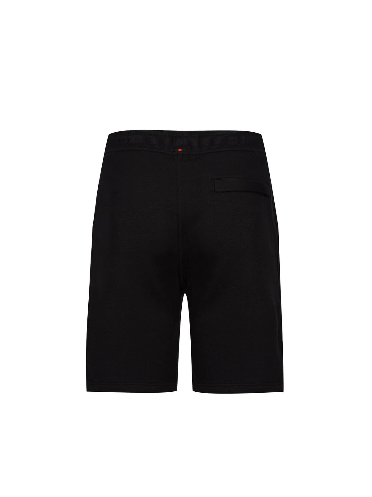 Men's black shorts with drawstring waistband.