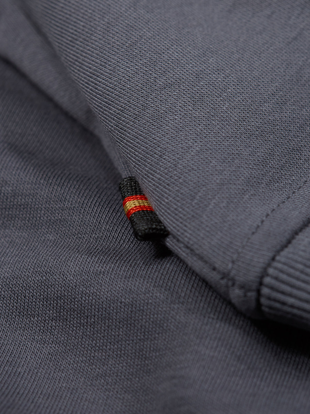 Men's grey tracksuit with crew neck sweatshirt and matching joggers.