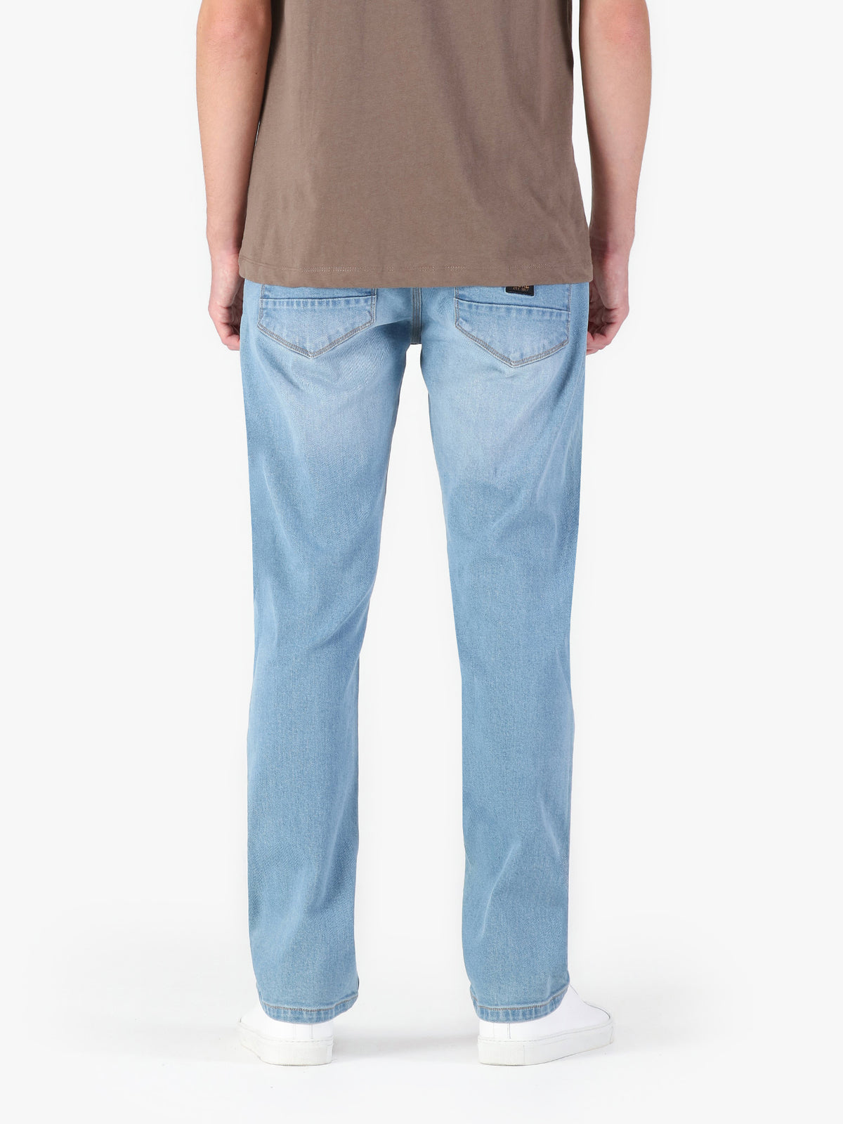 Men's blue jeans.