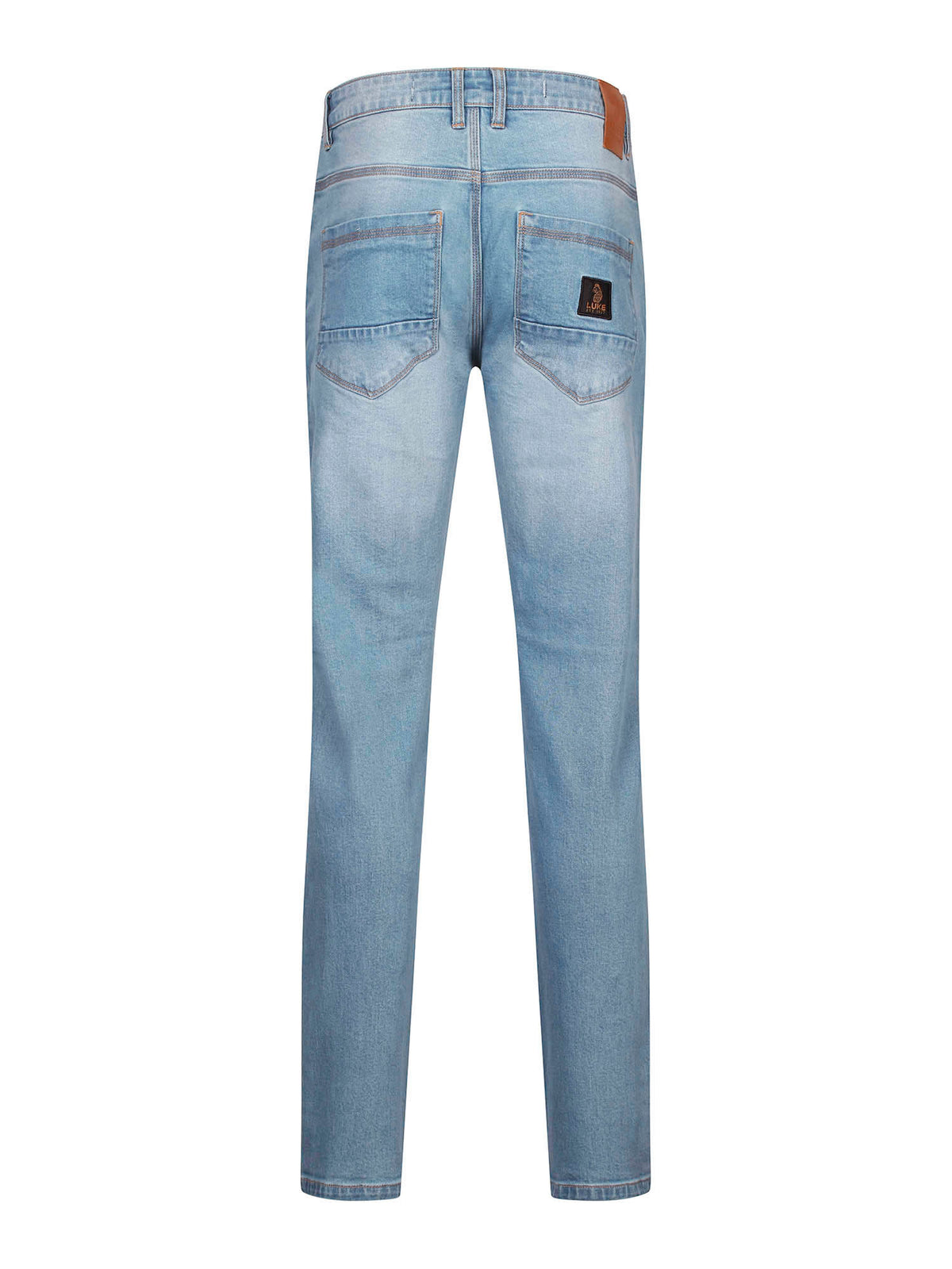 Men's blue jeans.