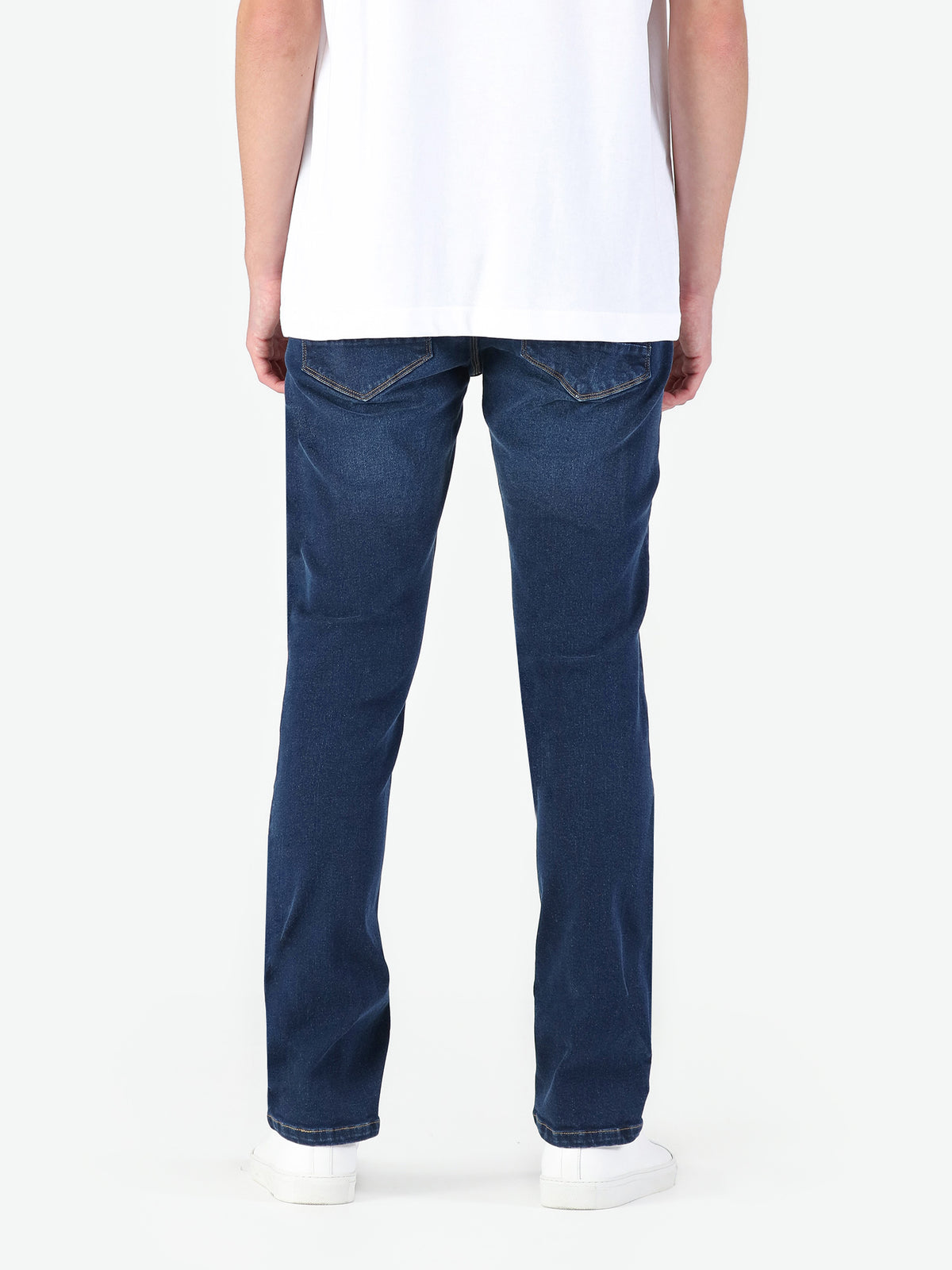 Men's blue jeans.