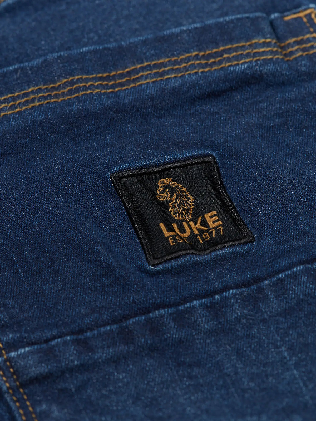 Men's blue jeans.