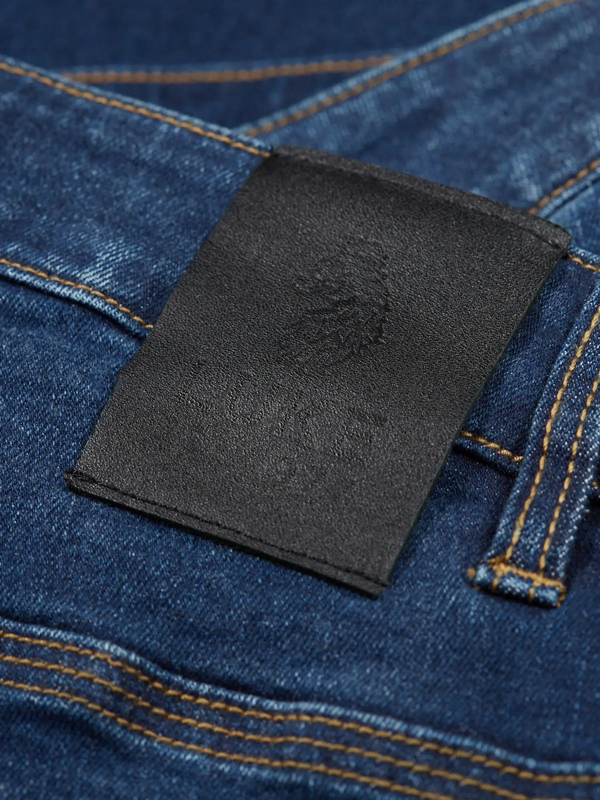 Men's blue jeans.