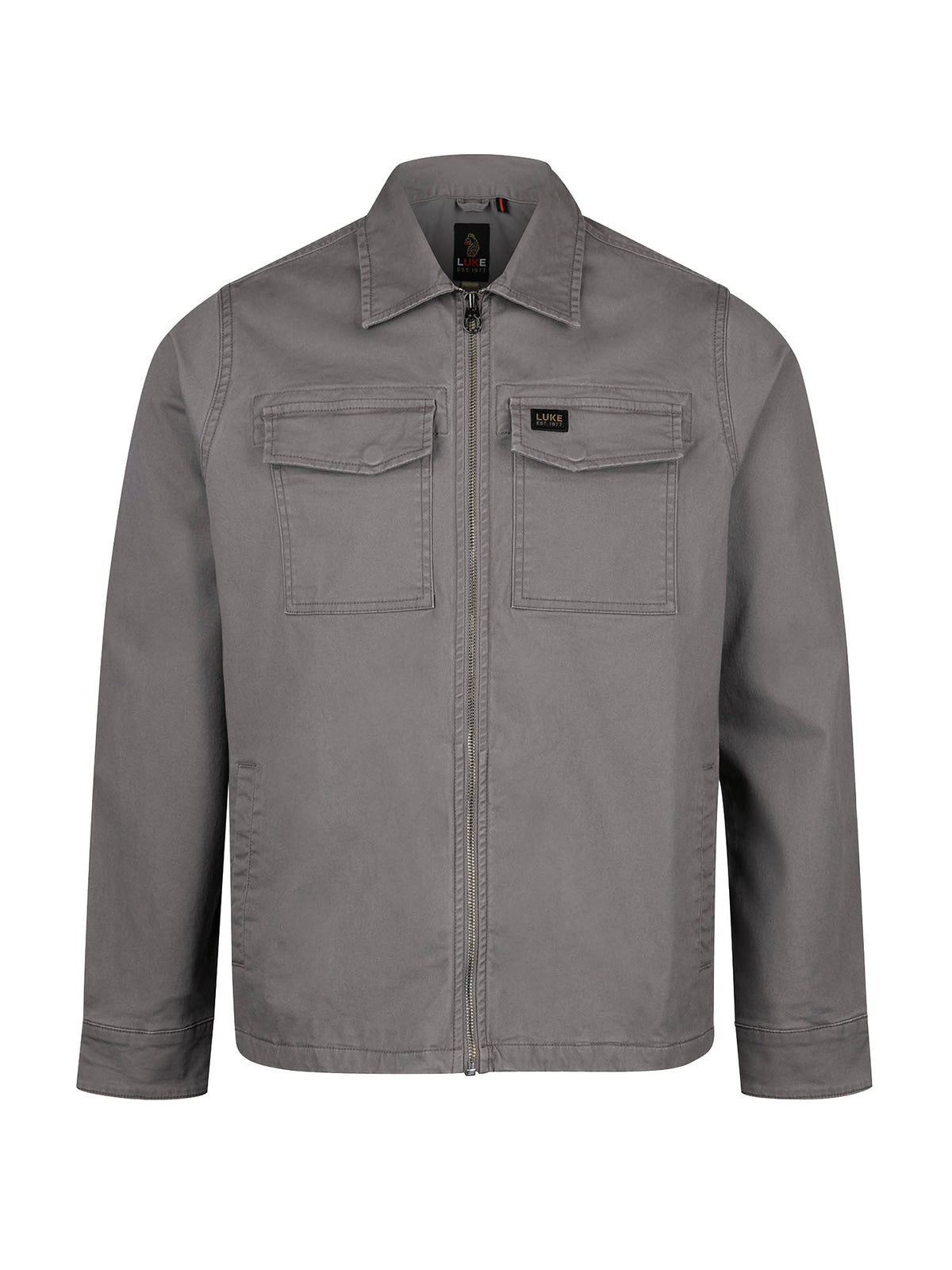 Men's grey jacket.