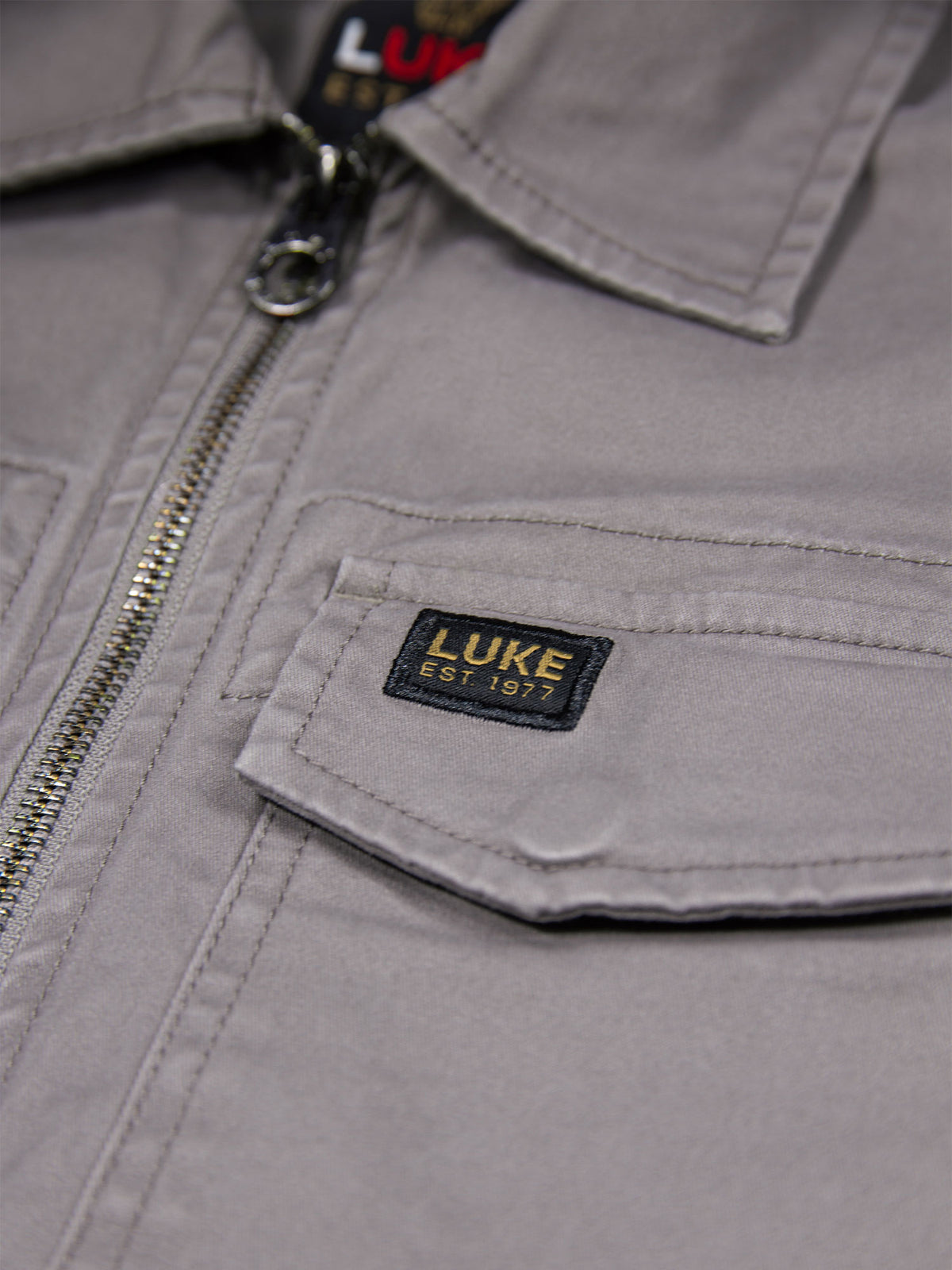 Men's grey jacket.