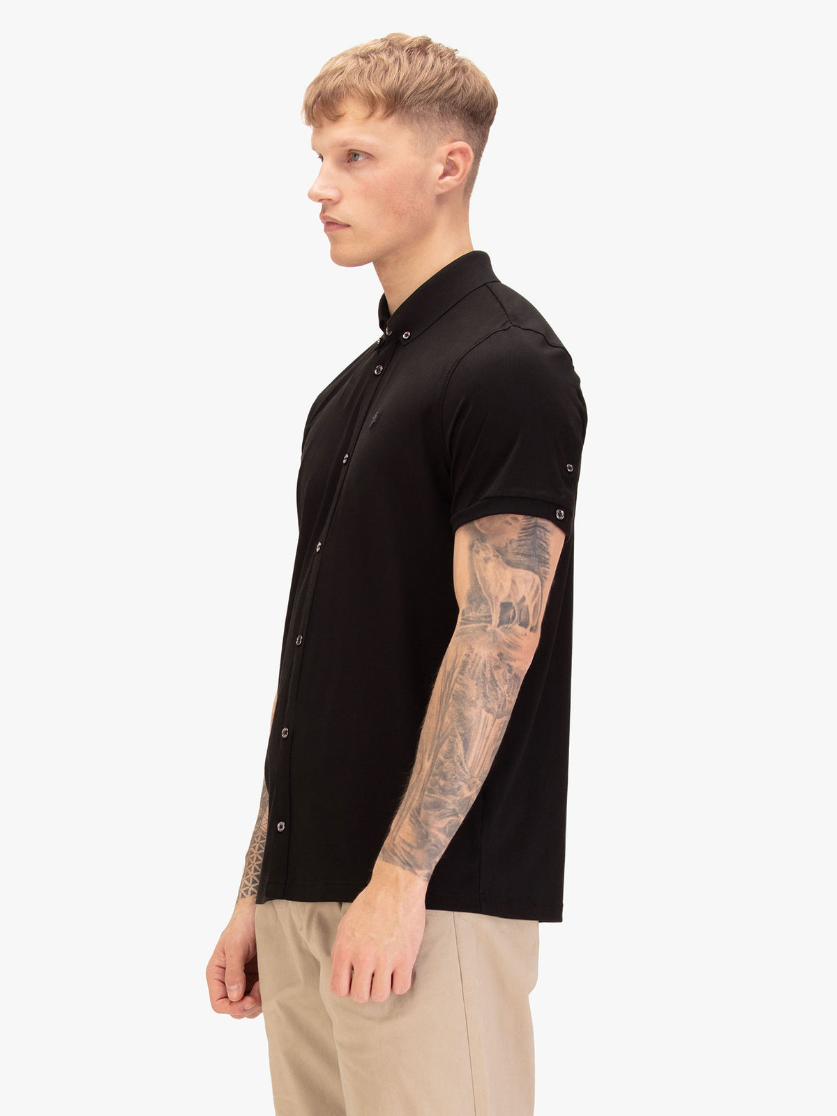 NEVILLE BUTTON UP POLO
