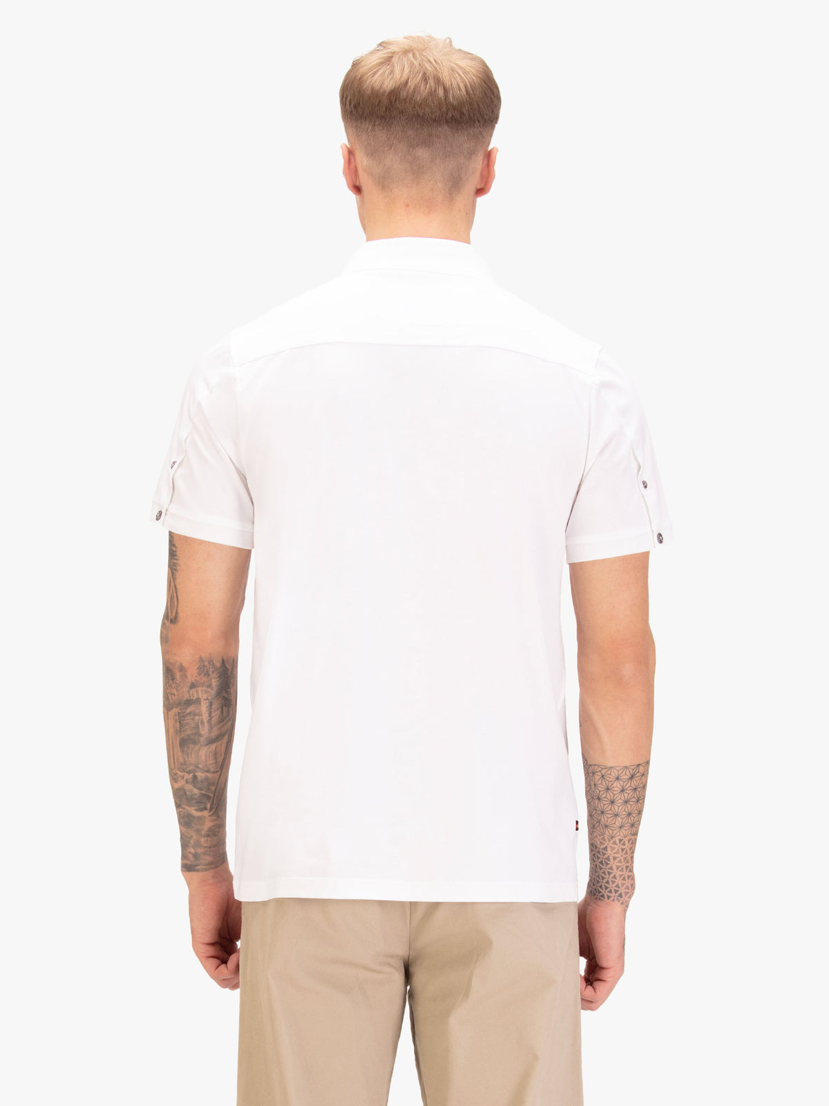 NEVILLE BUTTON UP POLO