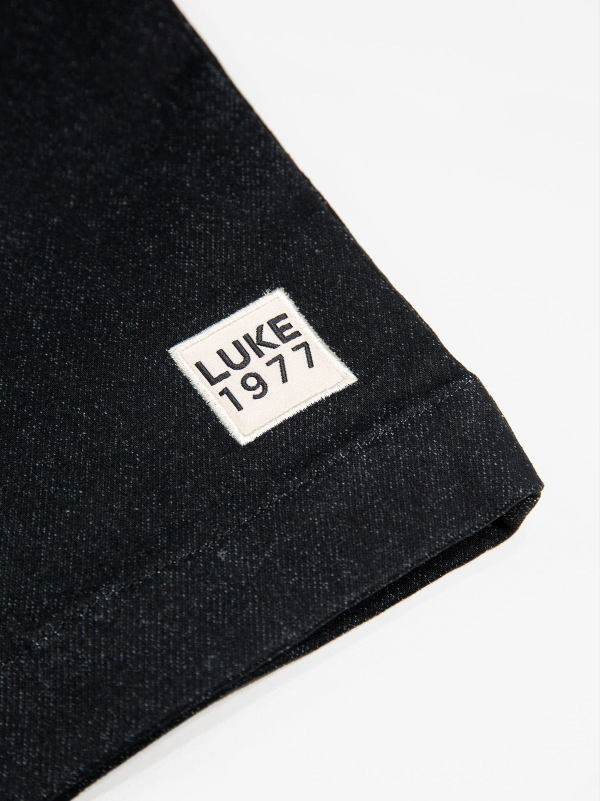 Men's black t-shirt with crew neck and short sleeves - detail view 3.