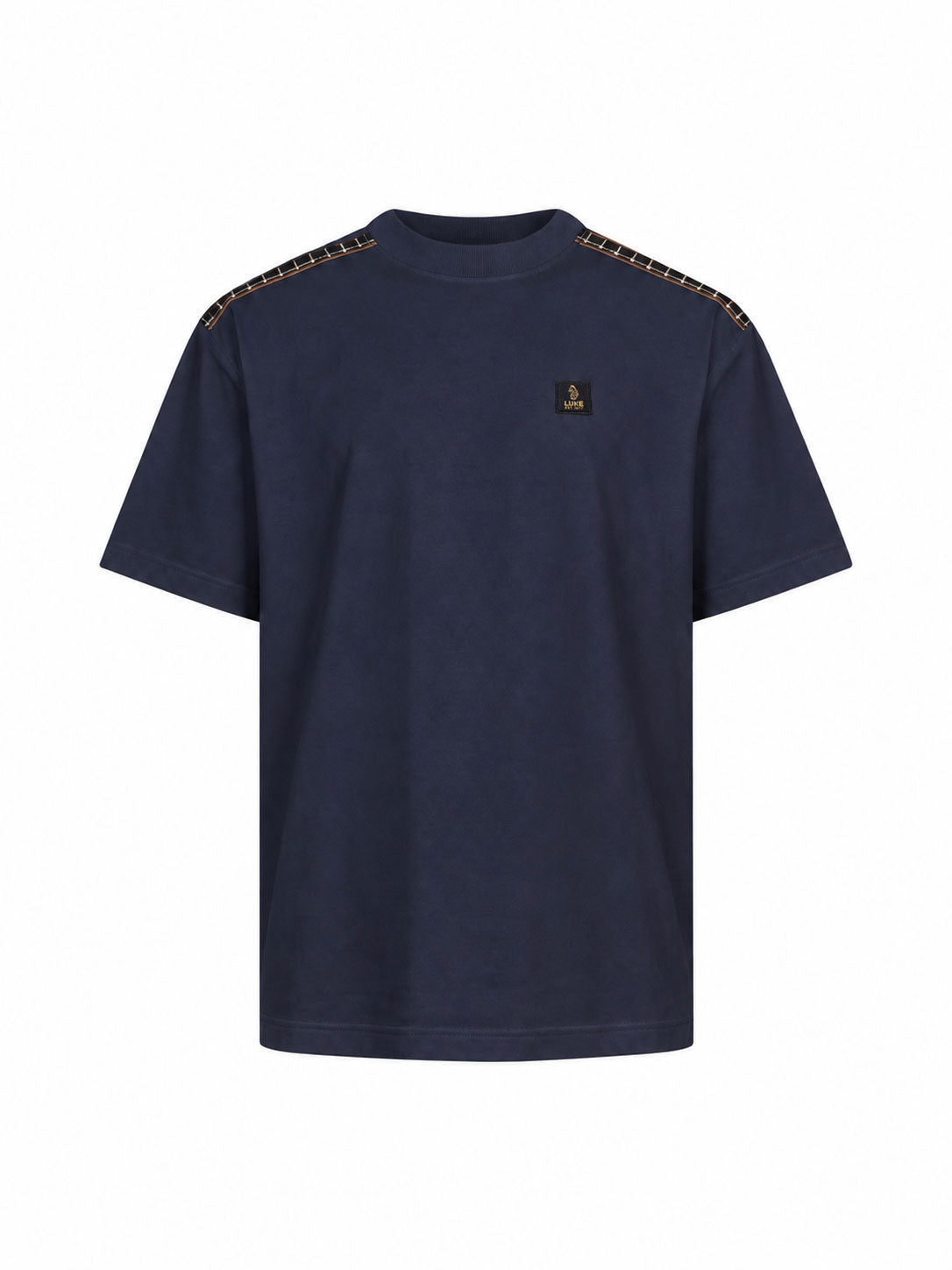 Glen Relaxed Fit T-shirt - Navy