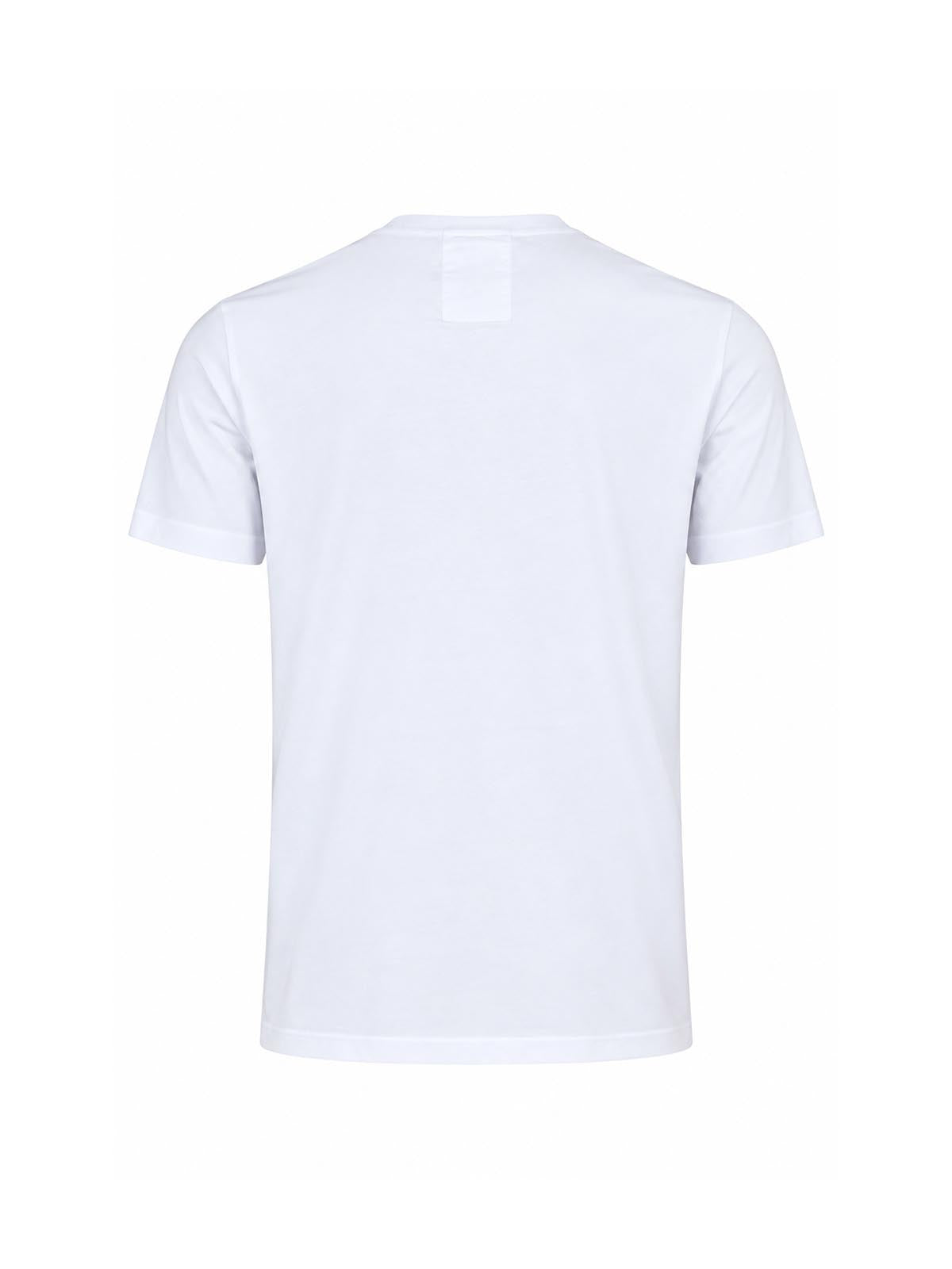 Back of white LUKE 1977 Kirk heavyweight cotton t-shirt