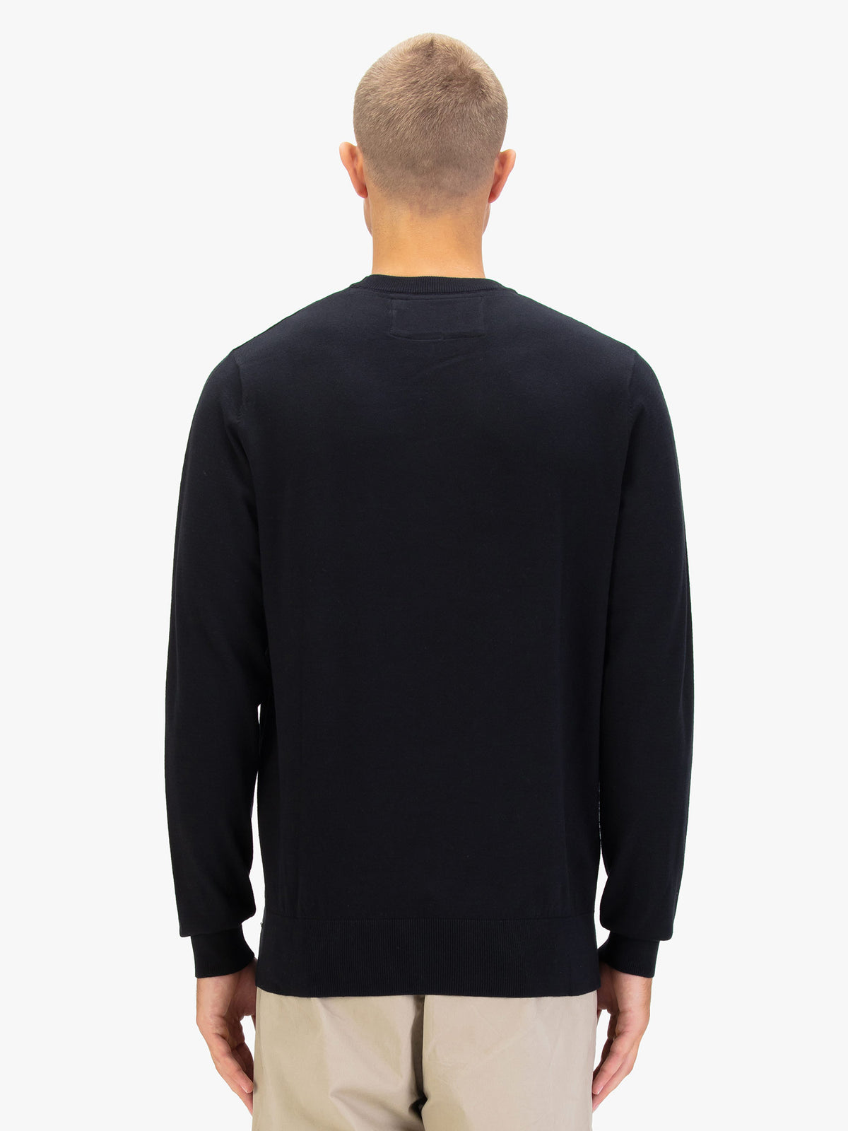 Men's black jumper.
