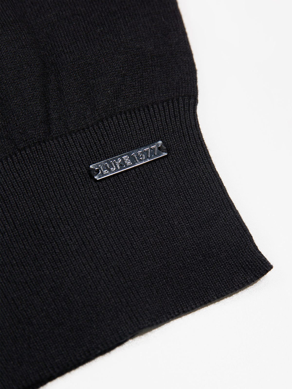 Men's black jumper.