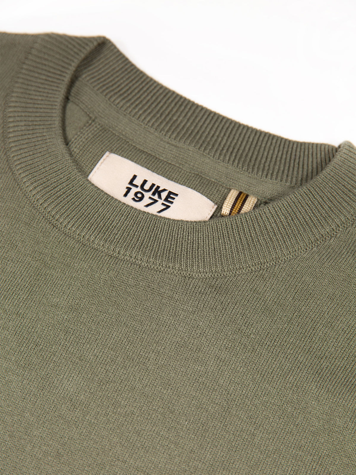 Men's green jumper.