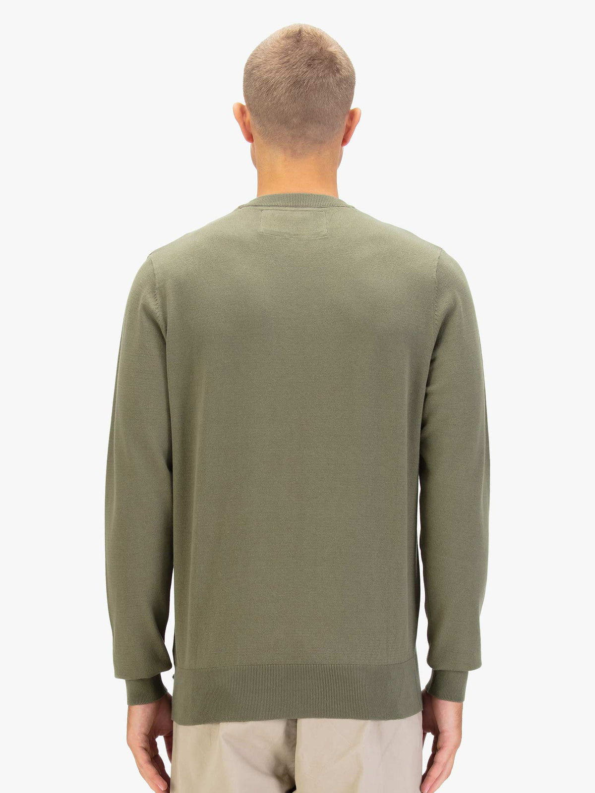 Men's green jumper.