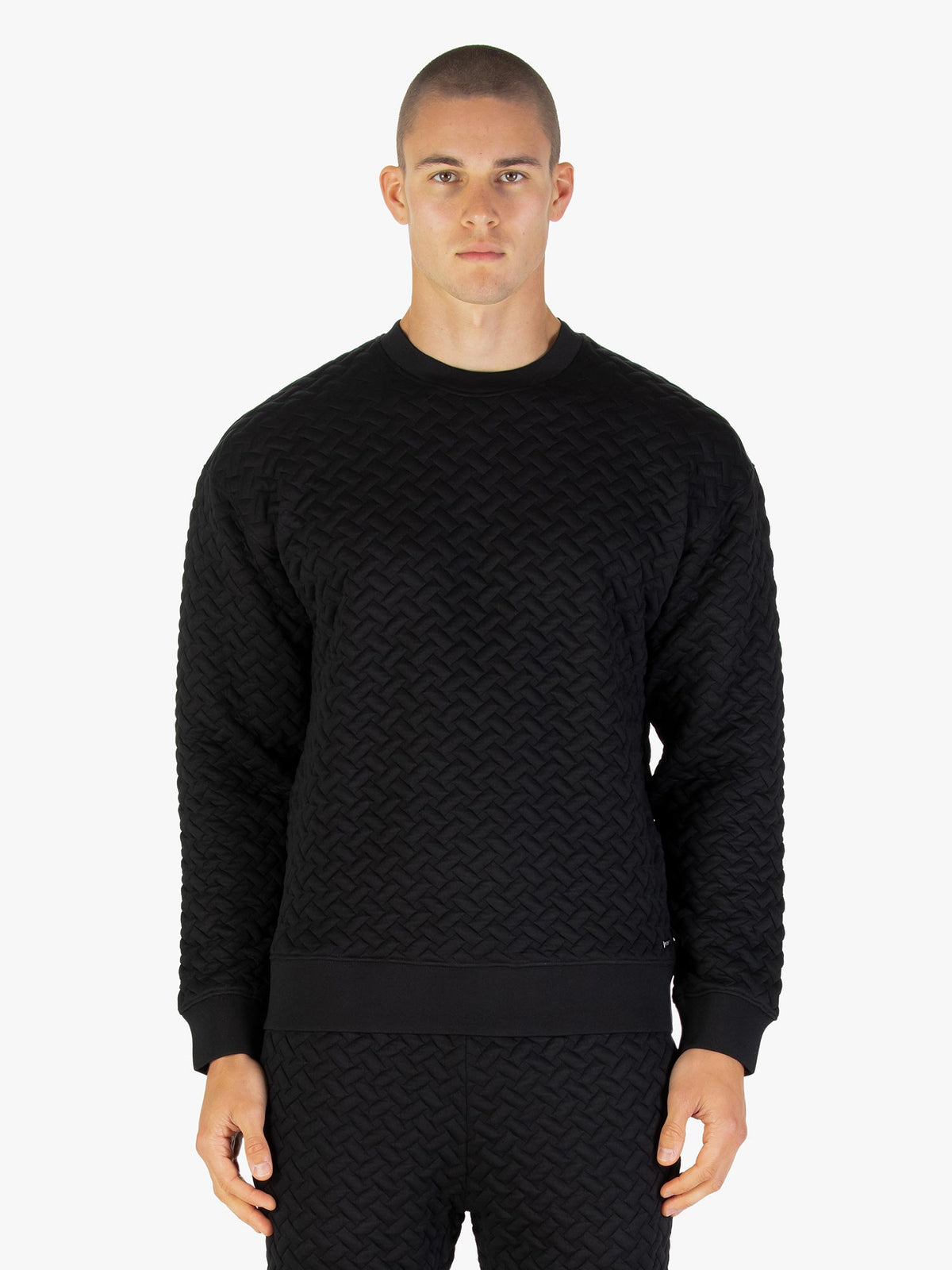 Men's black sweatshirt.