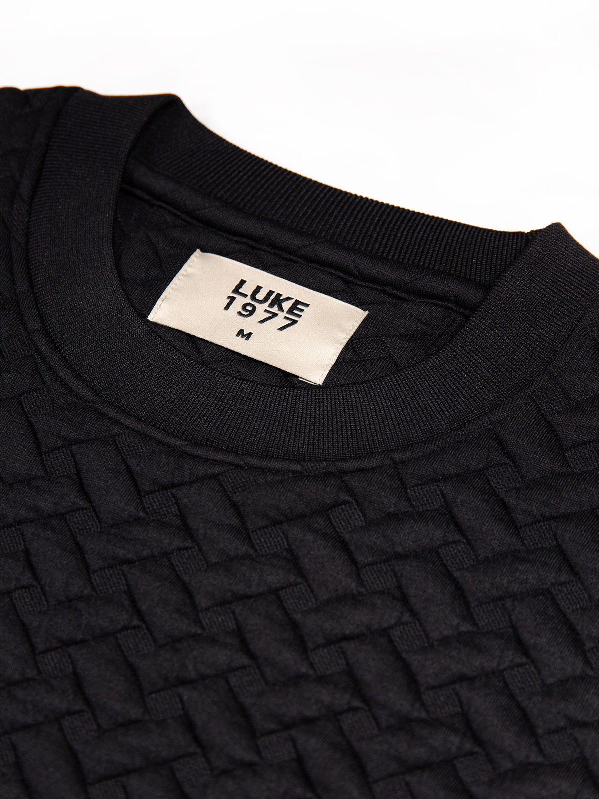Men's black sweatshirt.