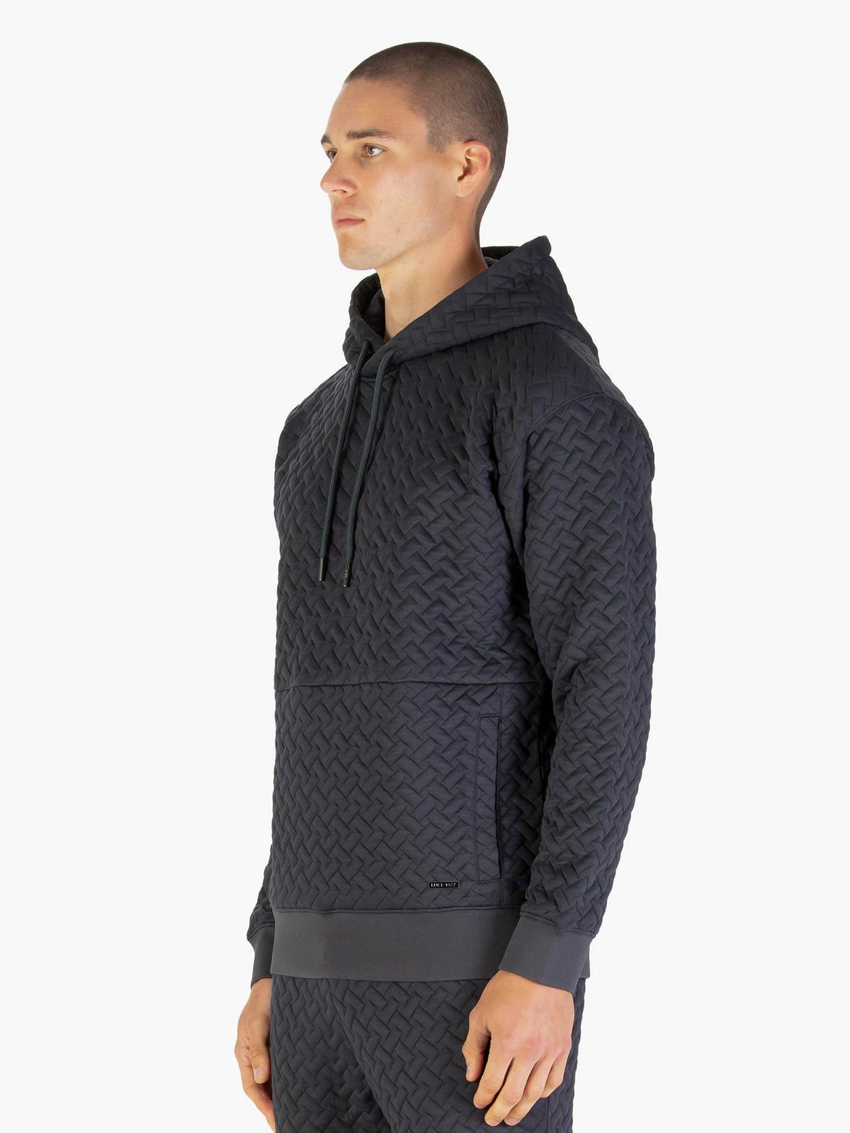 MELROSE TEXTURED OVERSIZED HOODIE