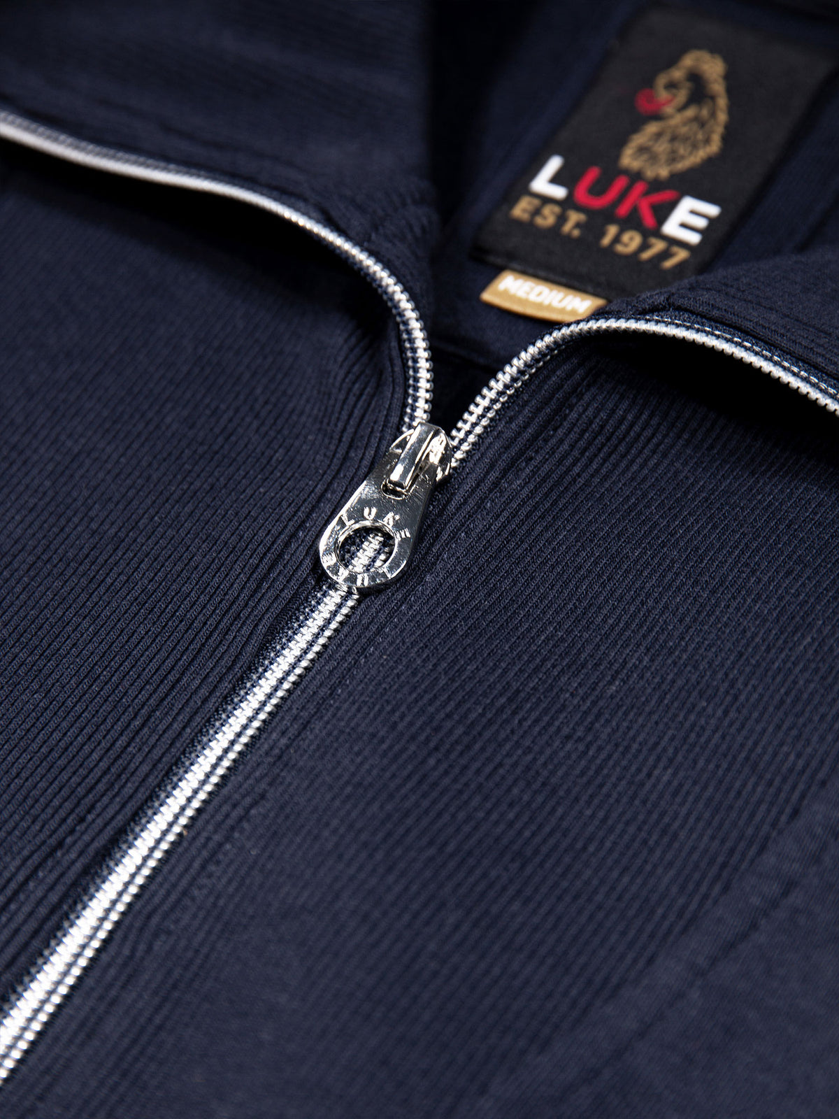 Men's navy sweatshirt.