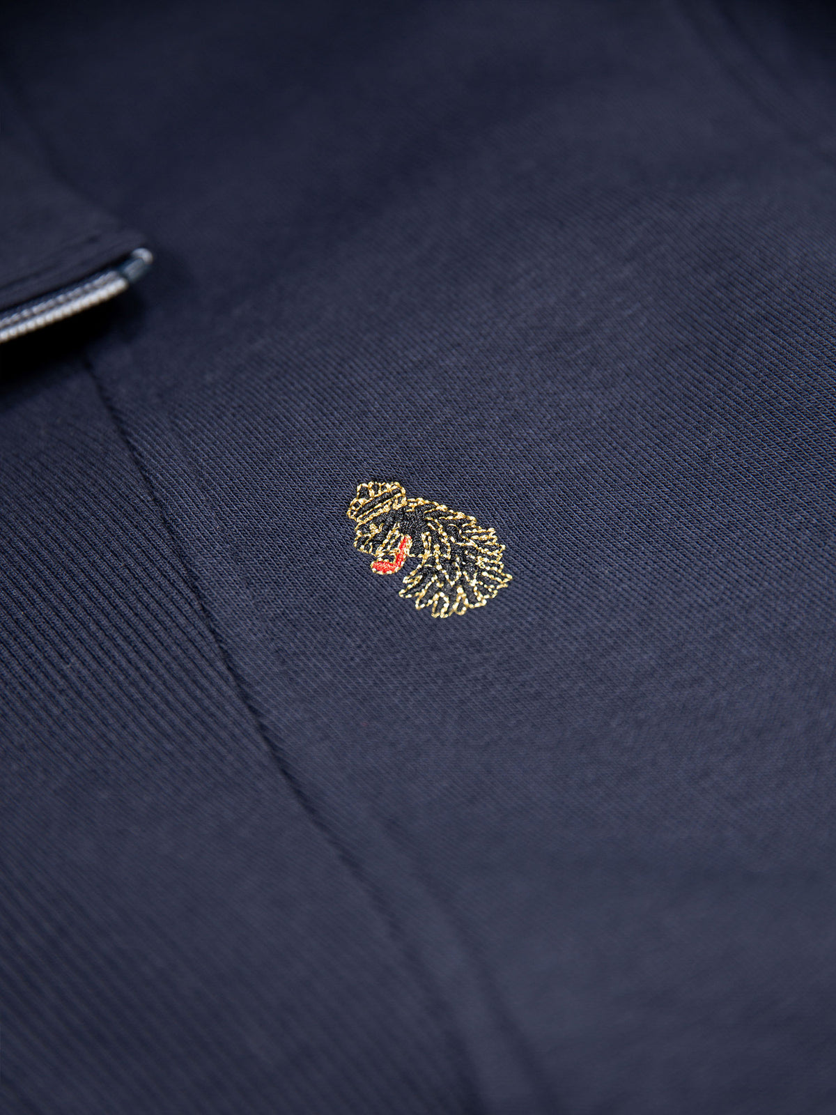 Men's navy sweatshirt.