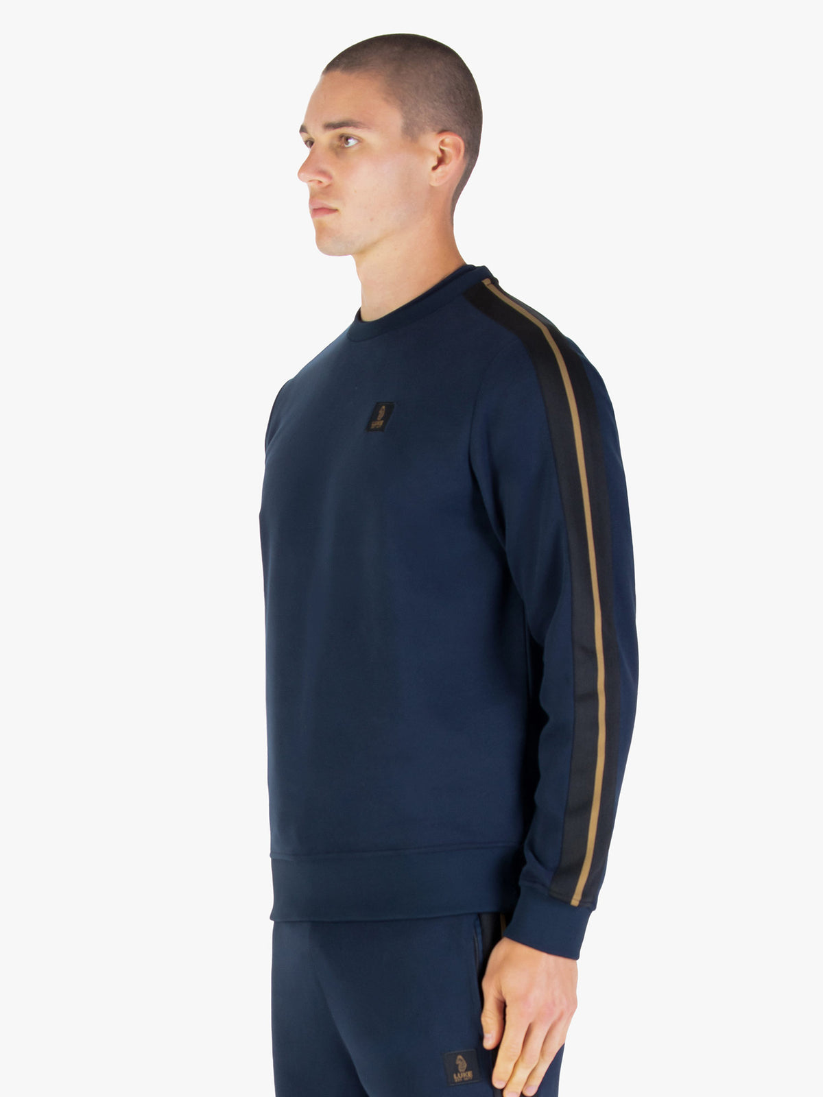 MASSACHUSETTS 1000 TAPE DETAIL SWEATSHIRT