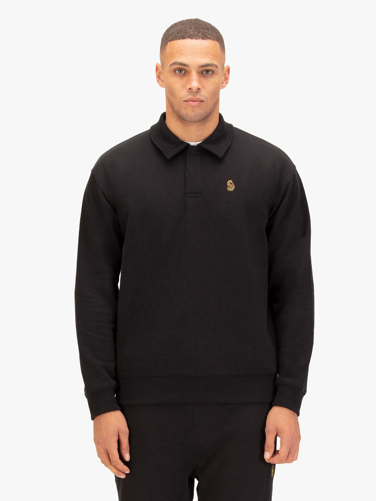 Men's black sweatshirt.