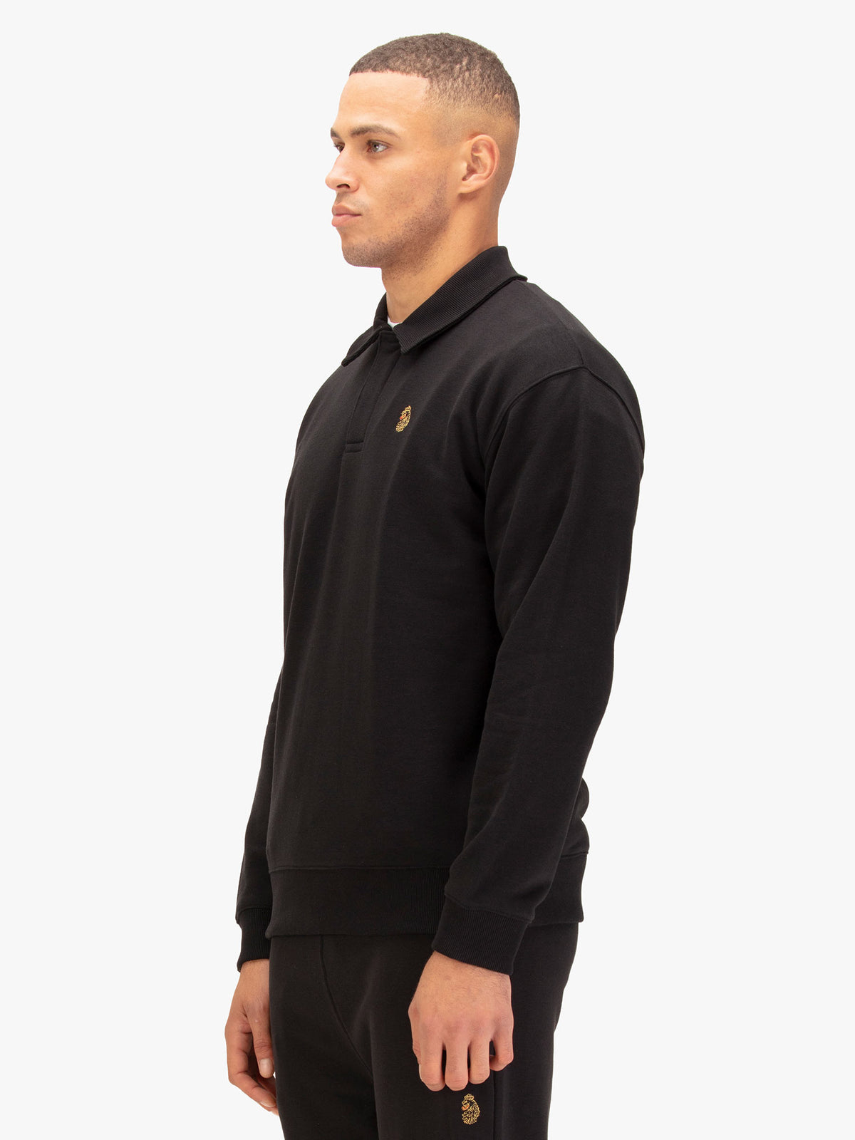 Men's black sweatshirt.